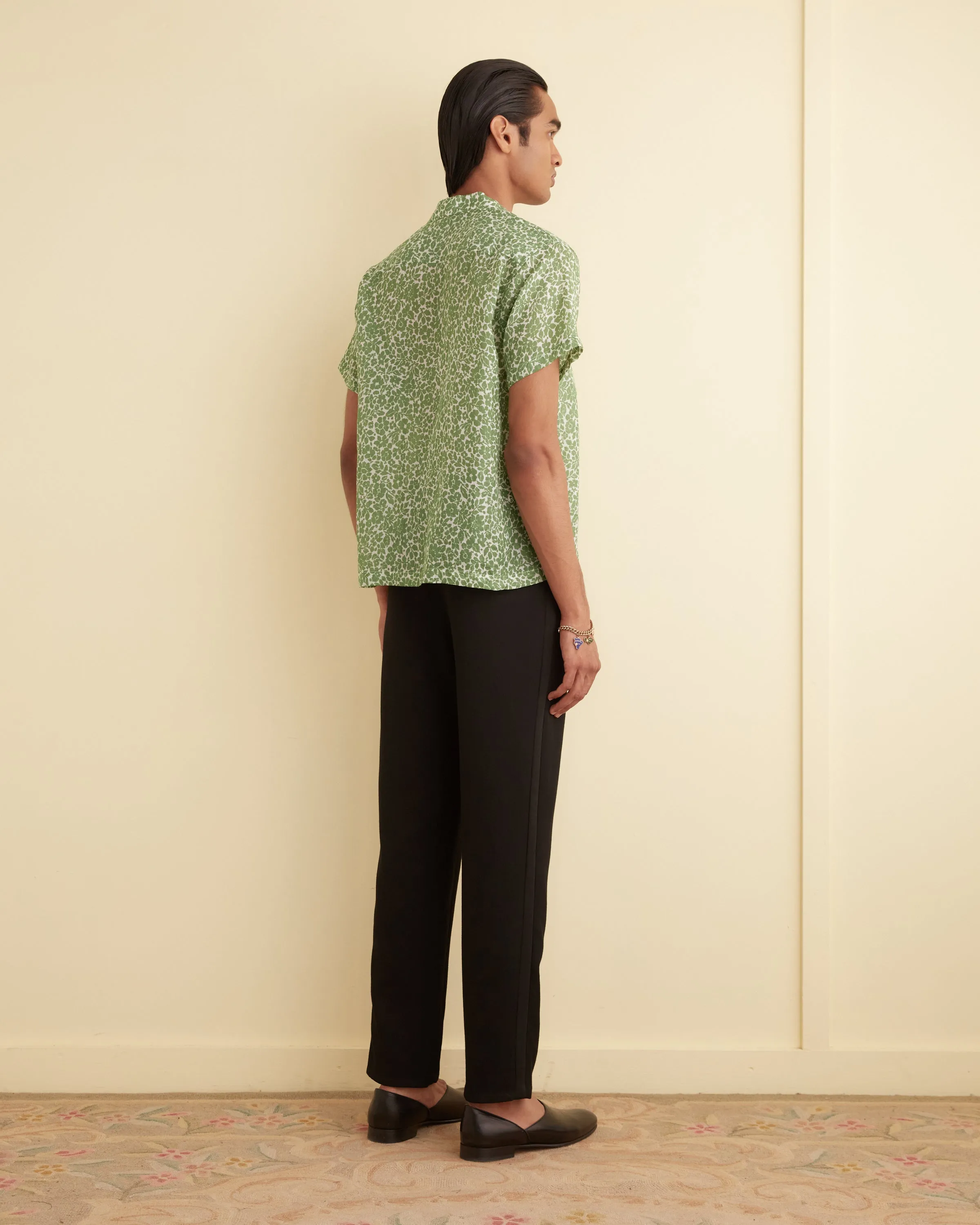 Green Meadow Short Sleeve Shirt sold by BODE product image thumbnail 3