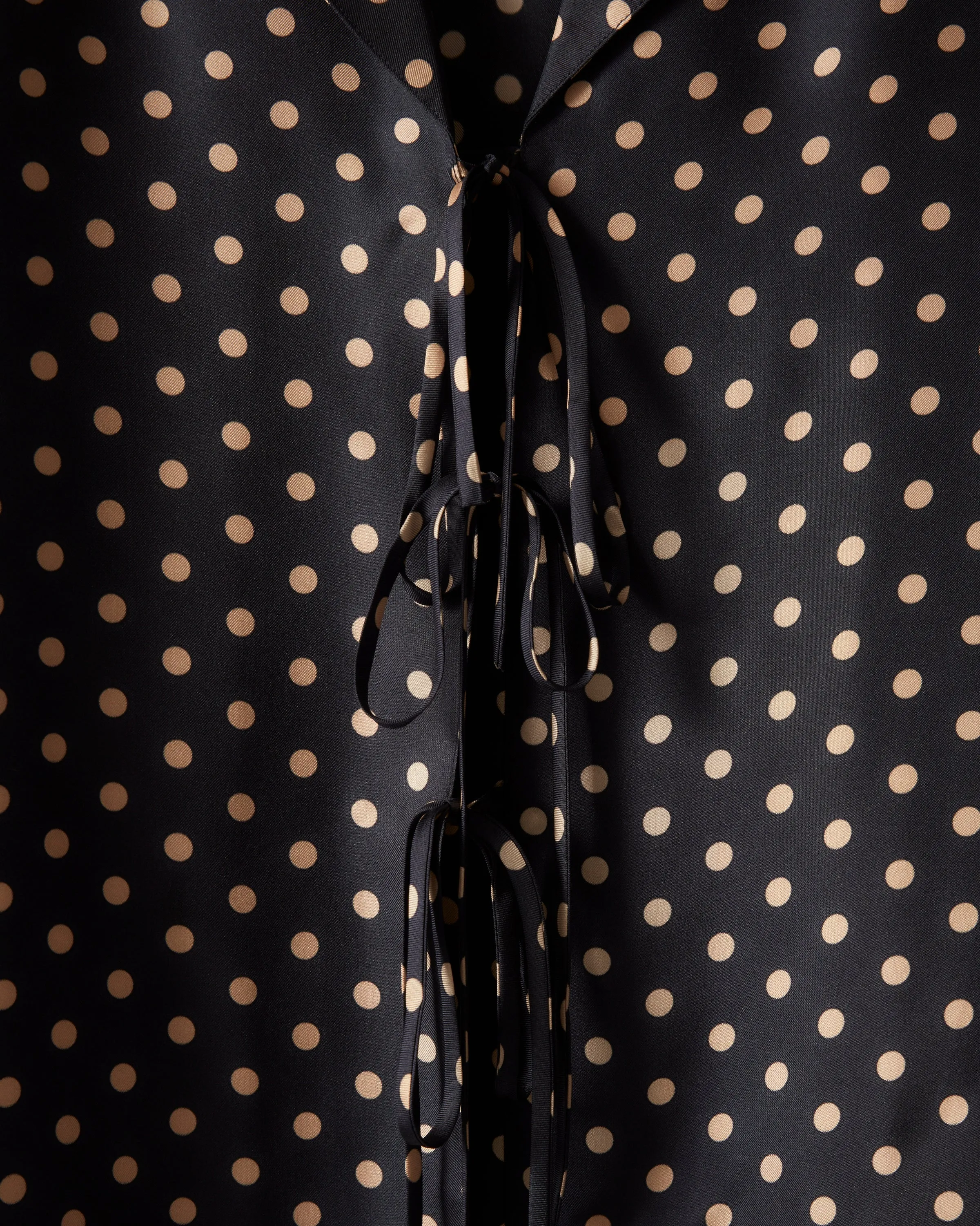 Polka Dot Micro Tie Long Sleeve Shirt sold by BODE product image thumbnail 3