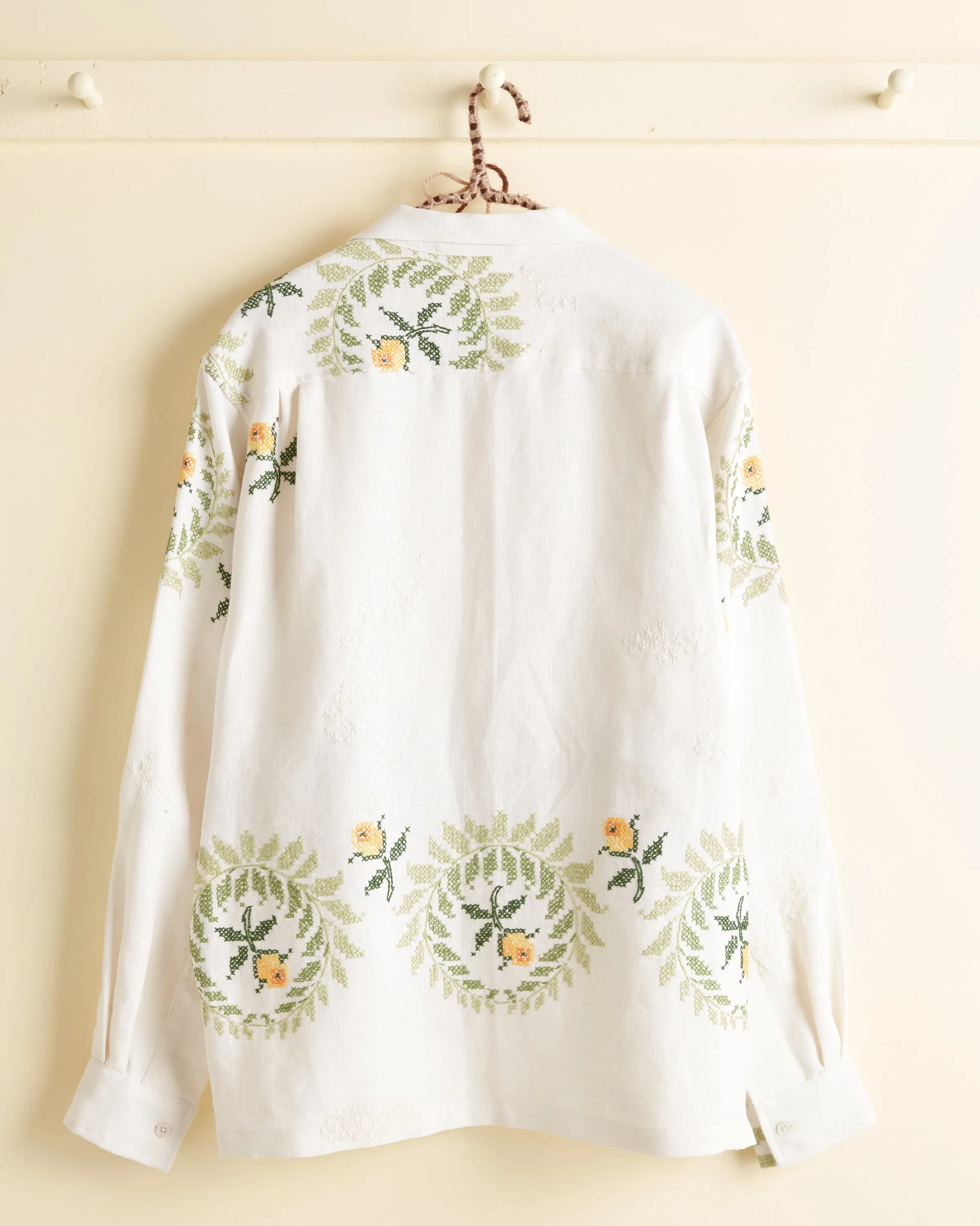 Tangerine Tulip Long Sleeve Shirt - M/L sold by BODE product image thumbnail 3