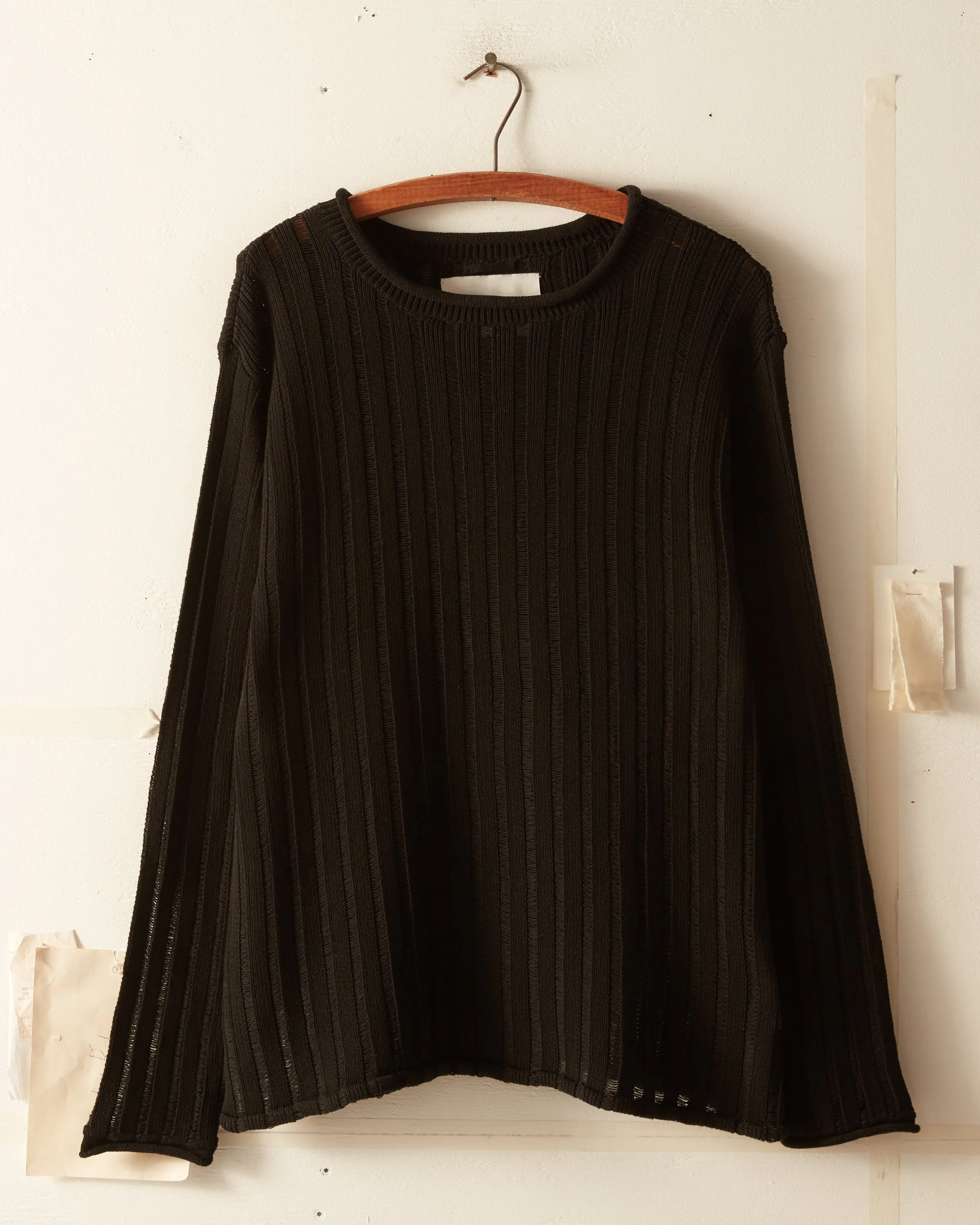 Ladder Stitch Pullover - Black sold by BODE product image thumbnail 2