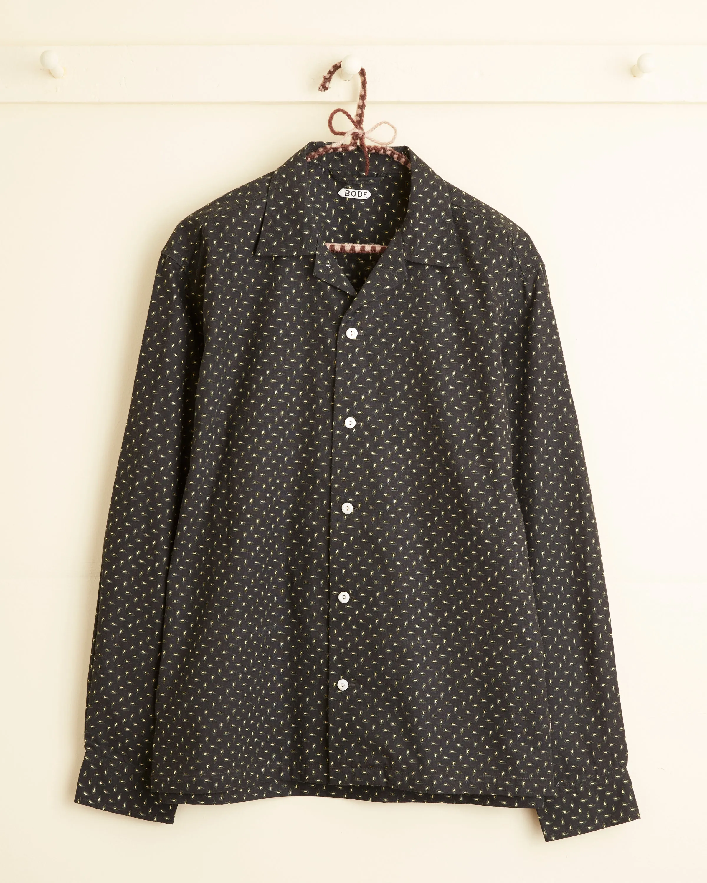 Night Eye Paisley Long Sleeve Shirt - L sold by BODE