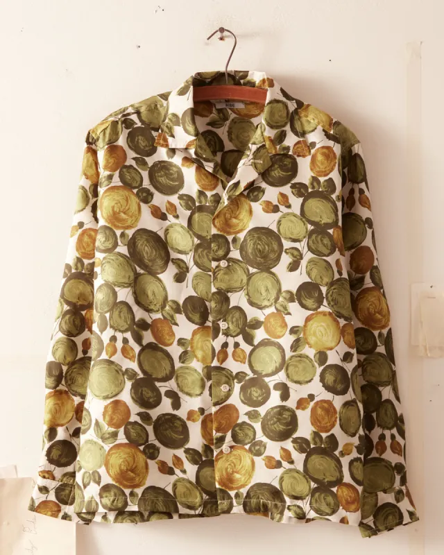 Olive Press Shirt - S/M sold by BODE