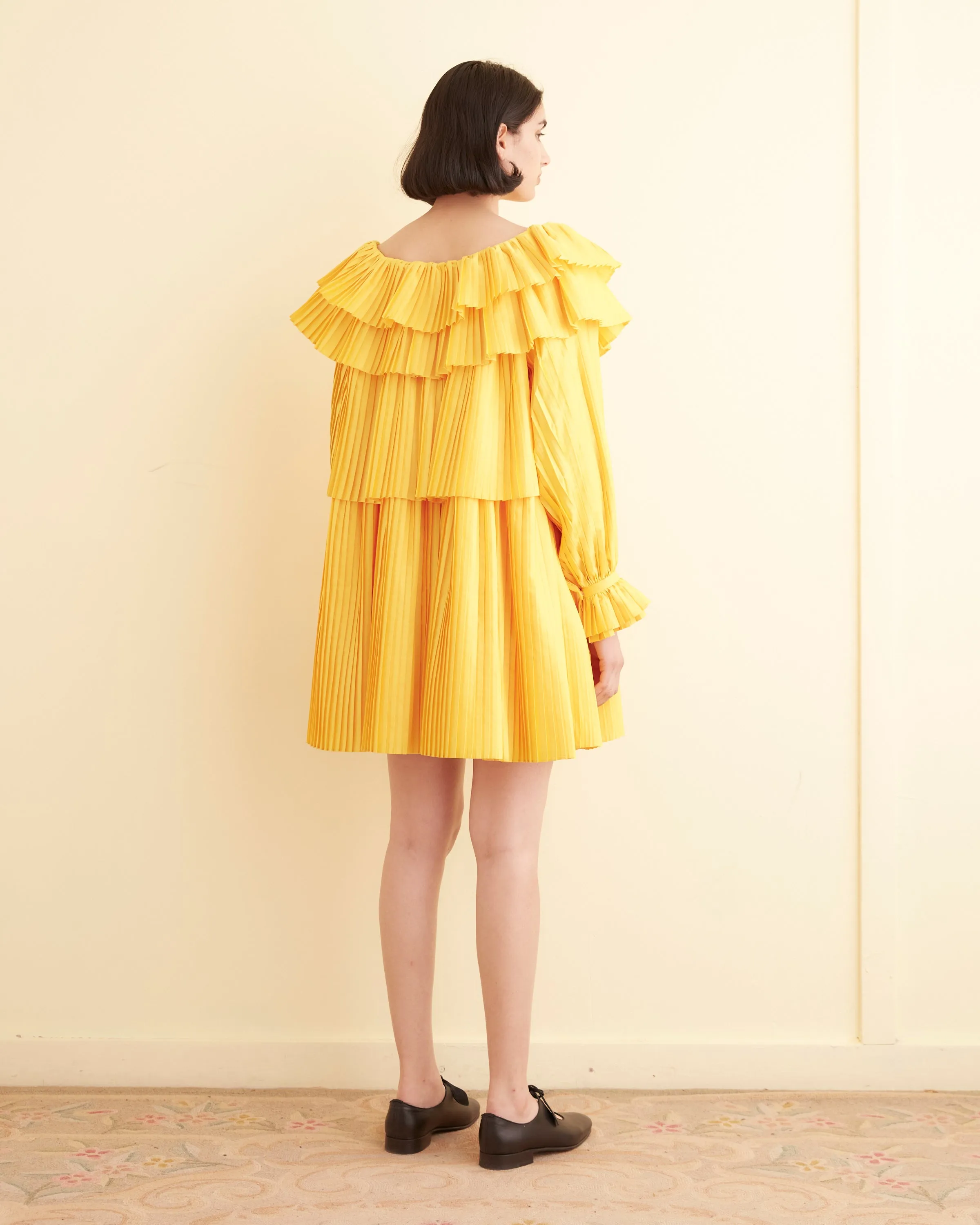 Brunch Dress - Yellow sold by BODE product image thumbnail 3