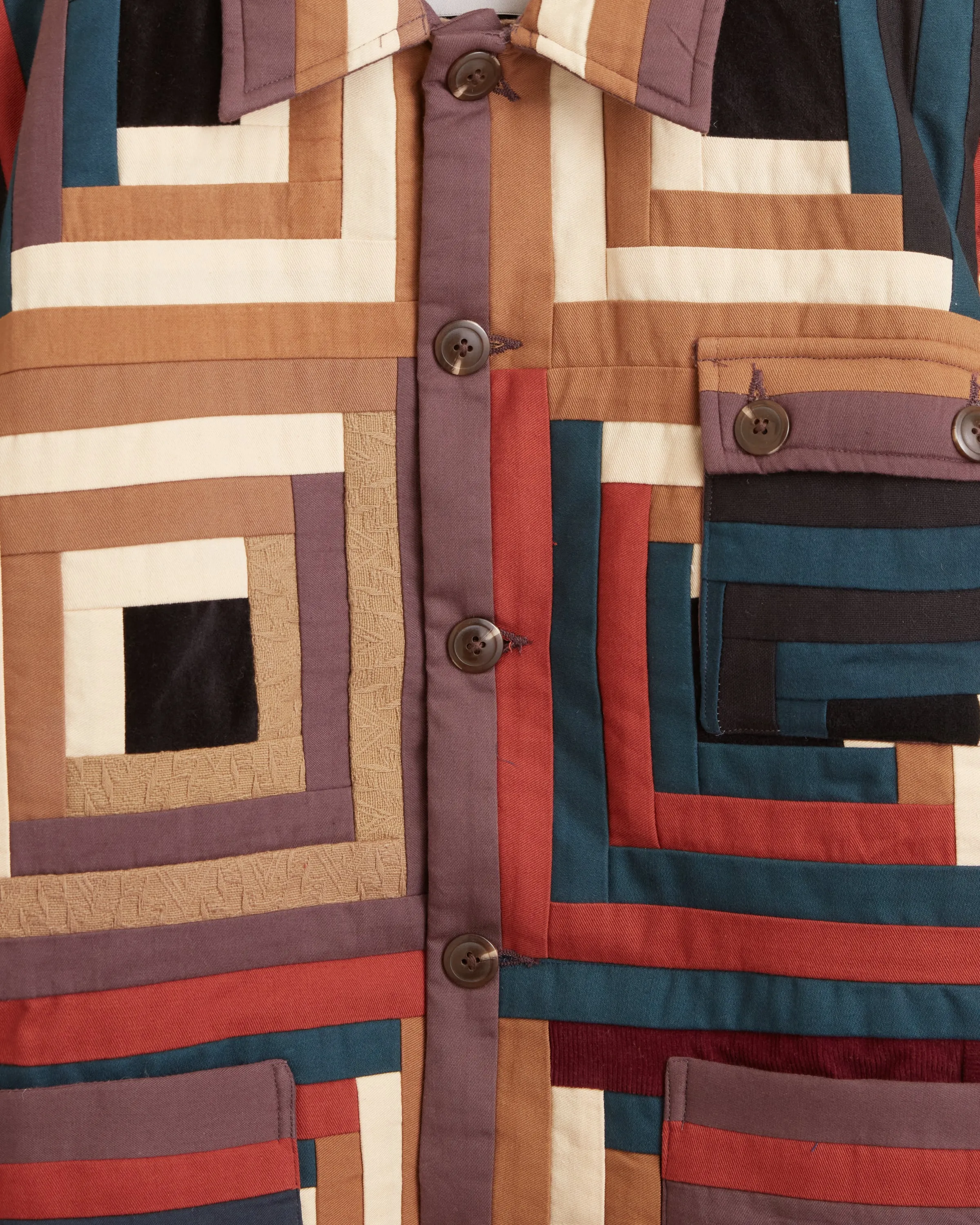 Log Cabin Quilted Workwear Jacket sold by BODE product image thumbnail 2