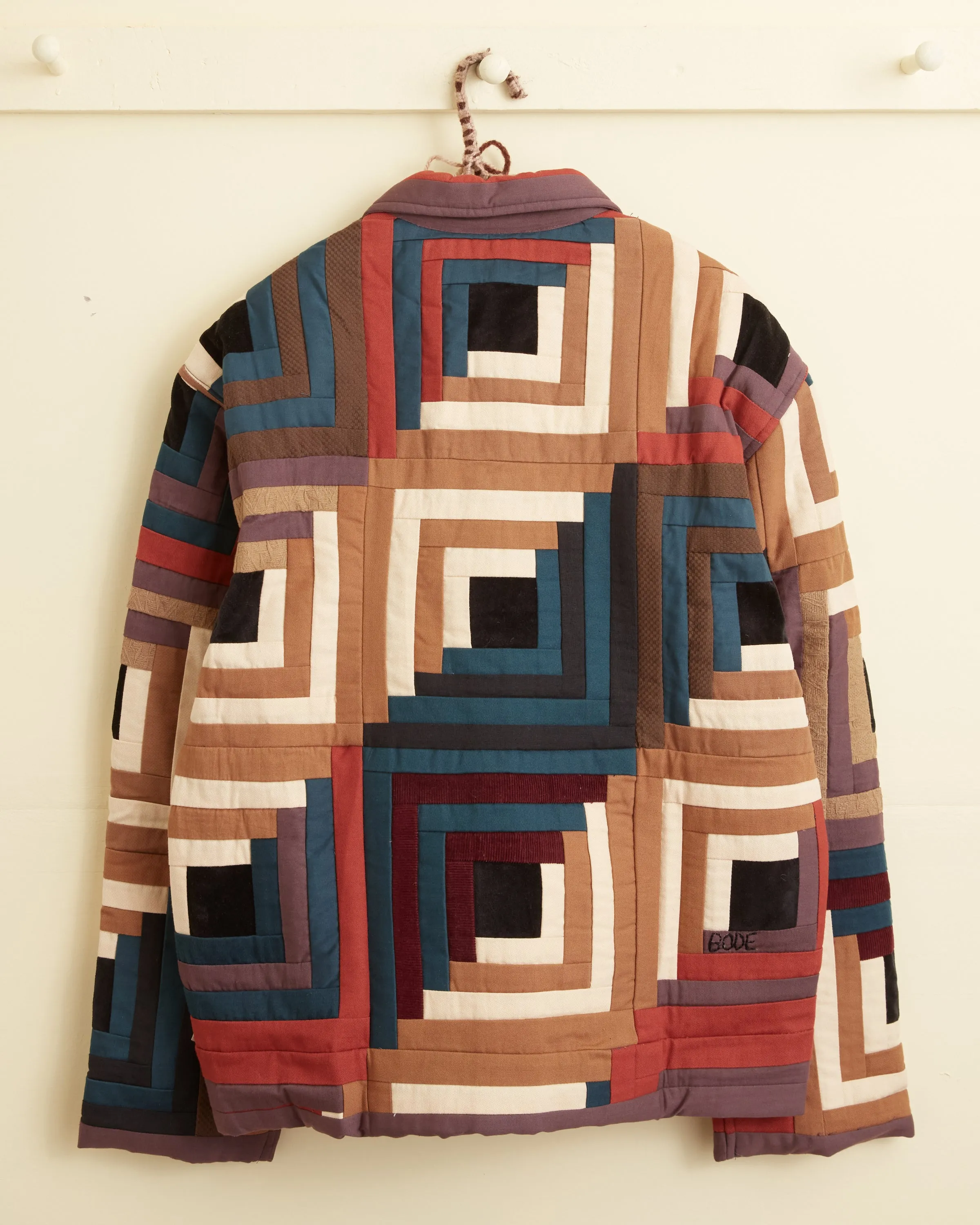 Log Cabin Quilted Workwear Jacket sold by BODE product image thumbnail 3