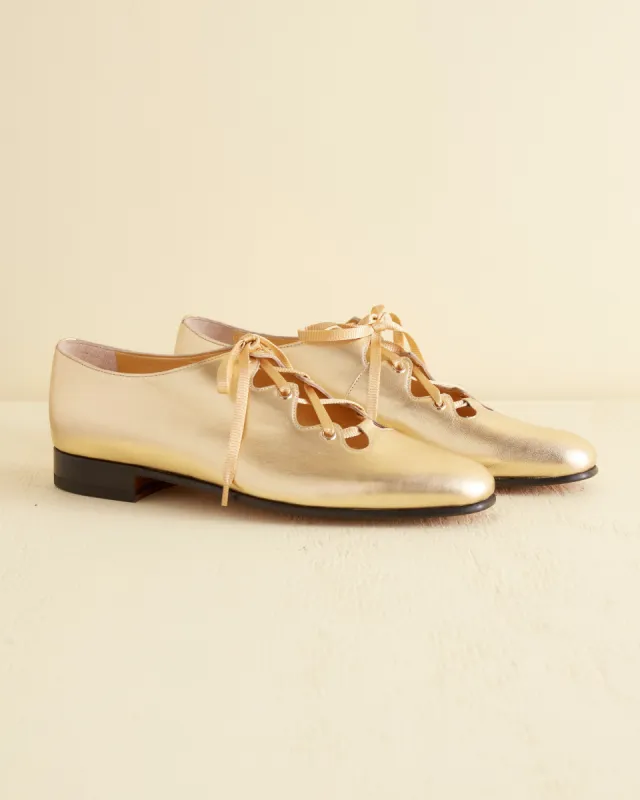 County Clare Shoes - Metallic made by BODE