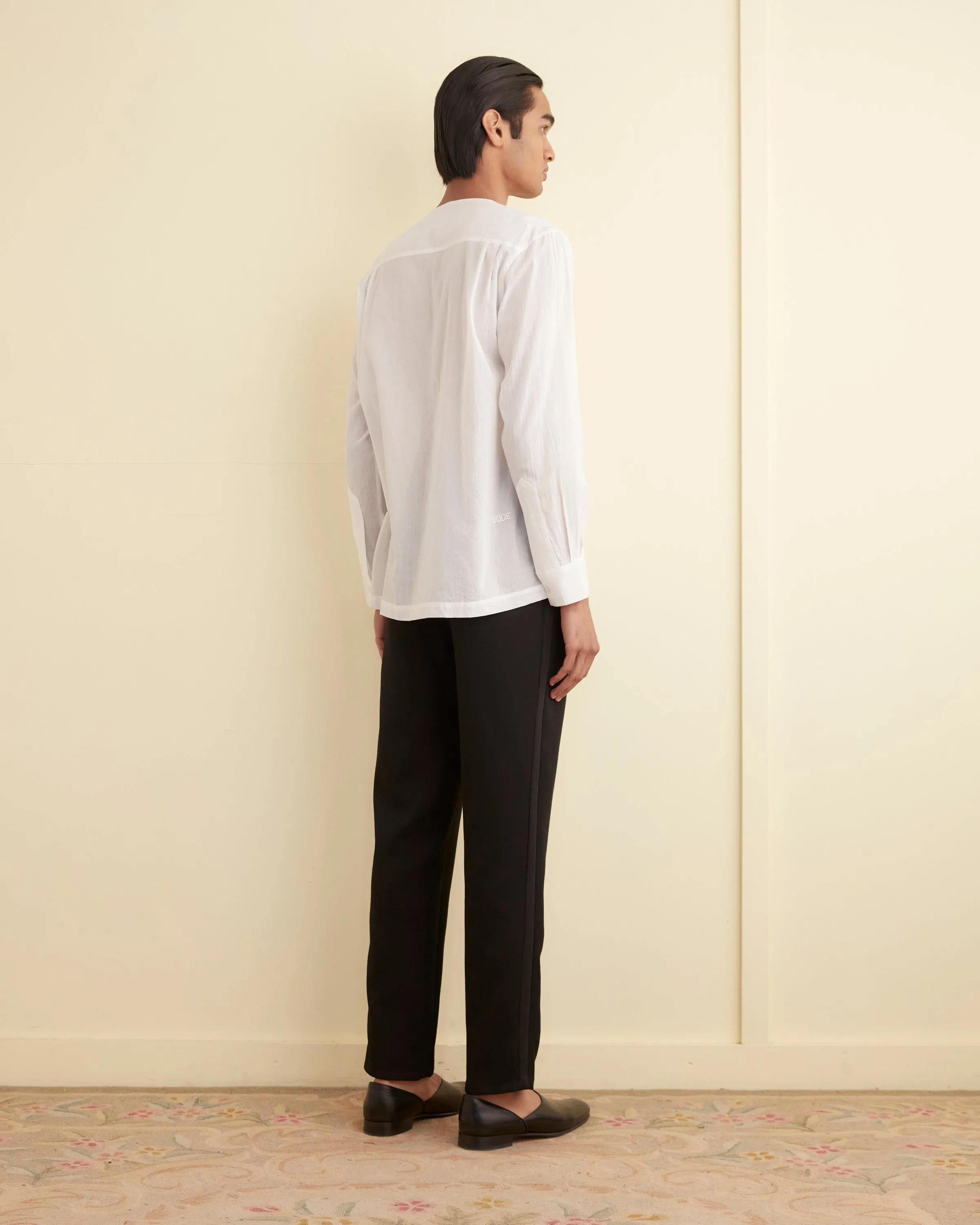 Voile Roberto Shirt - White sold by BODE product image thumbnail 3