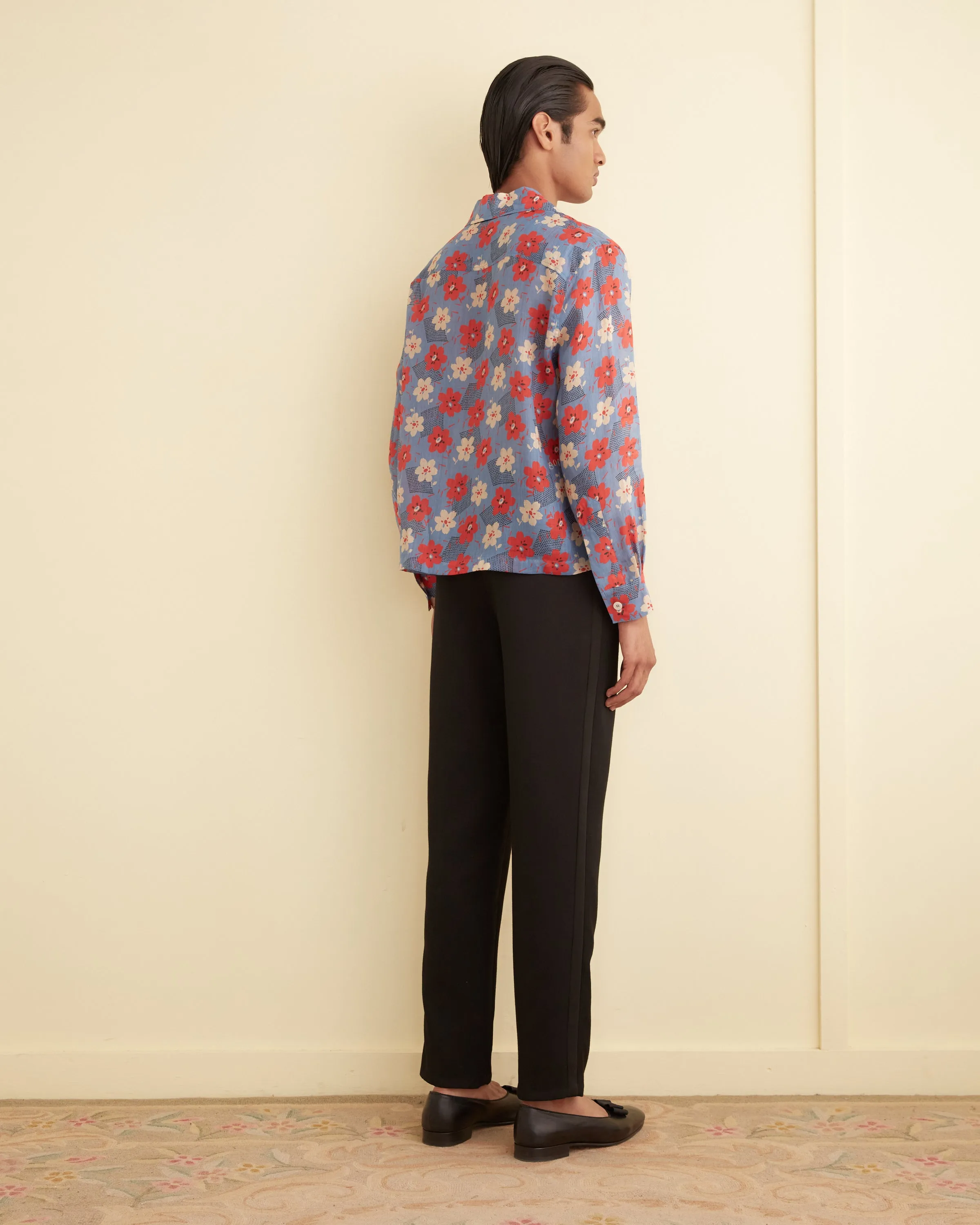 Geo Poppy Long Sleeve Shirt sold by BODE product image thumbnail 3