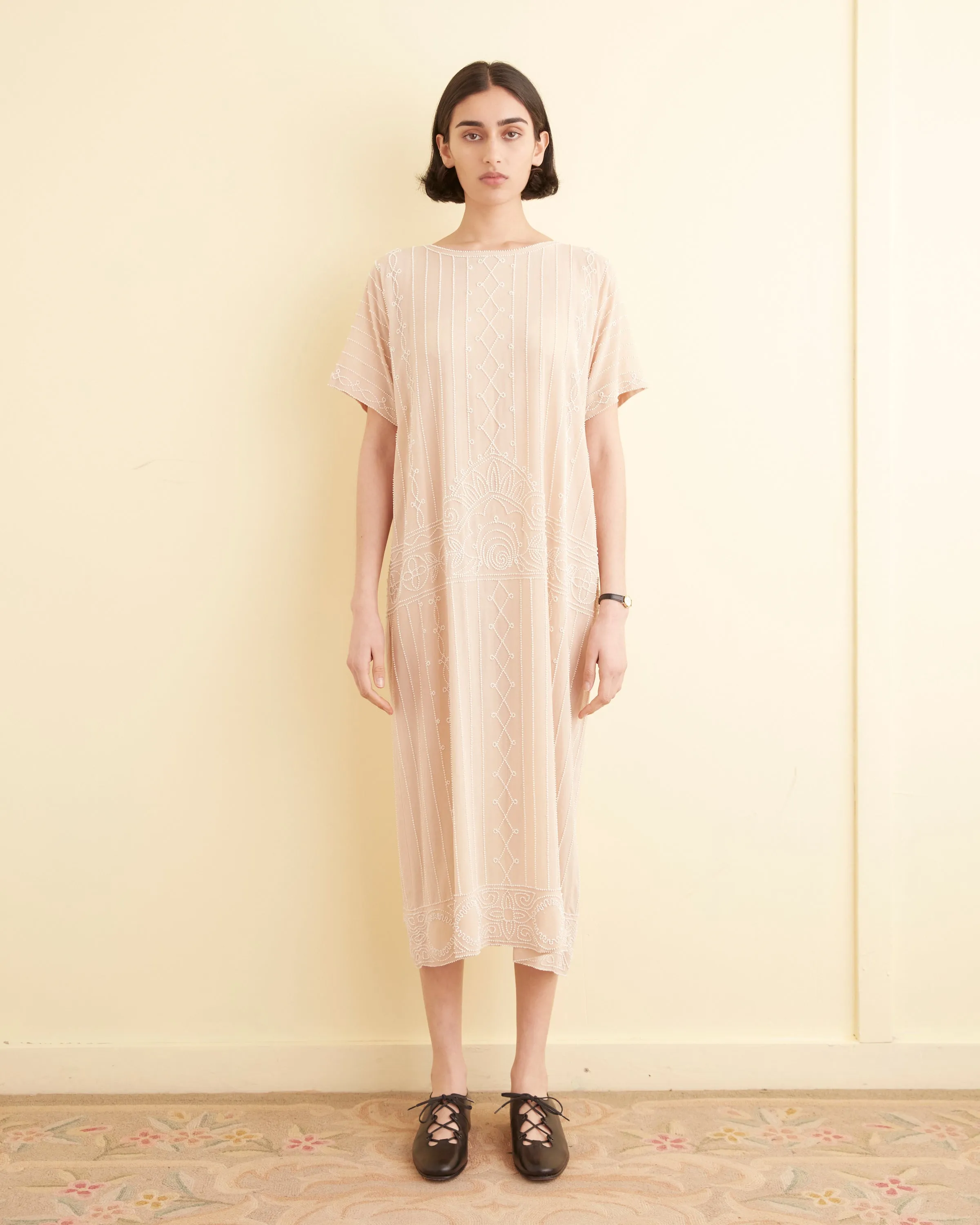 Birdie Gown - Ivory sold by BODE