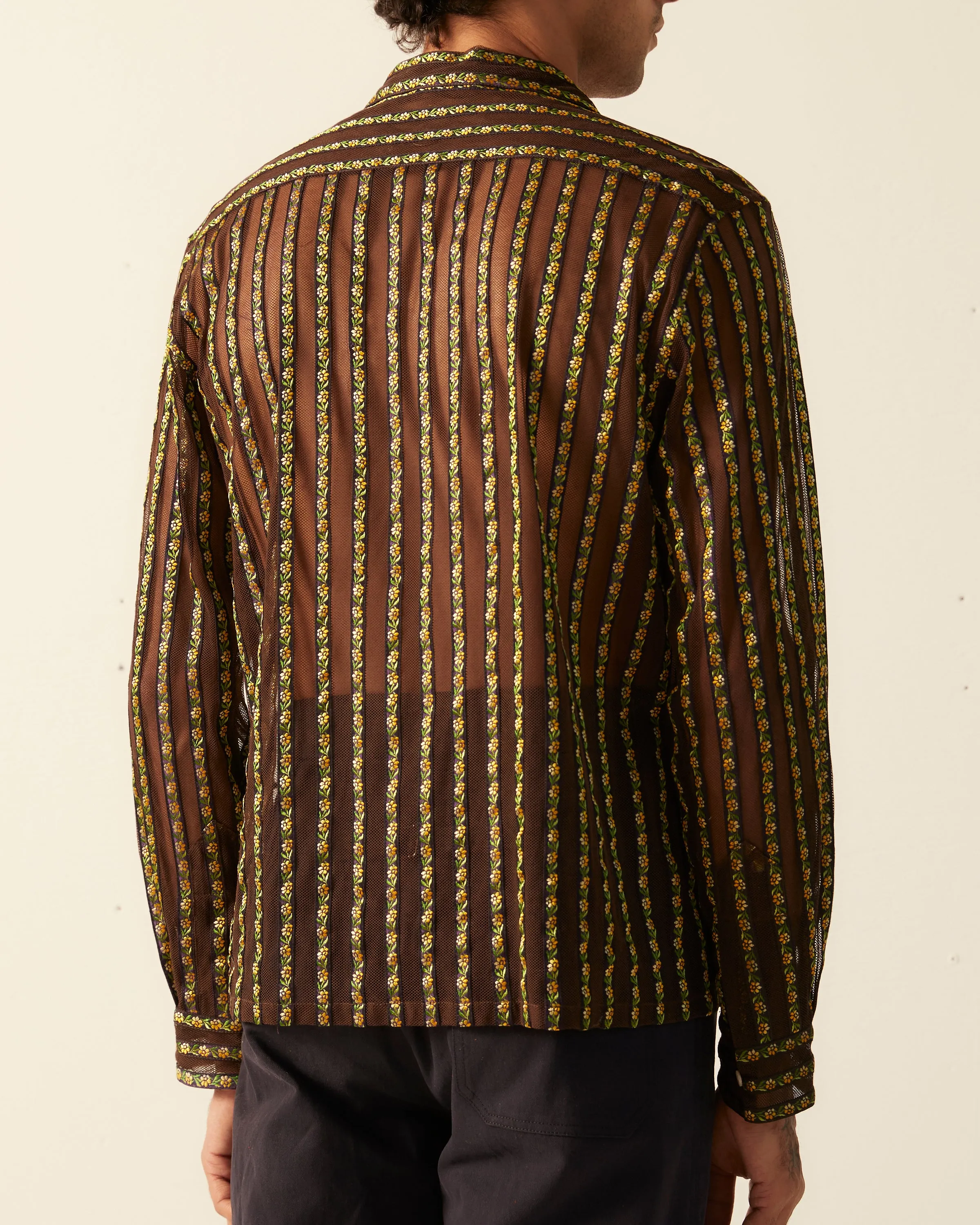 Floret Ribbon Long Sleeve Shirt sold by BODE product image thumbnail 4