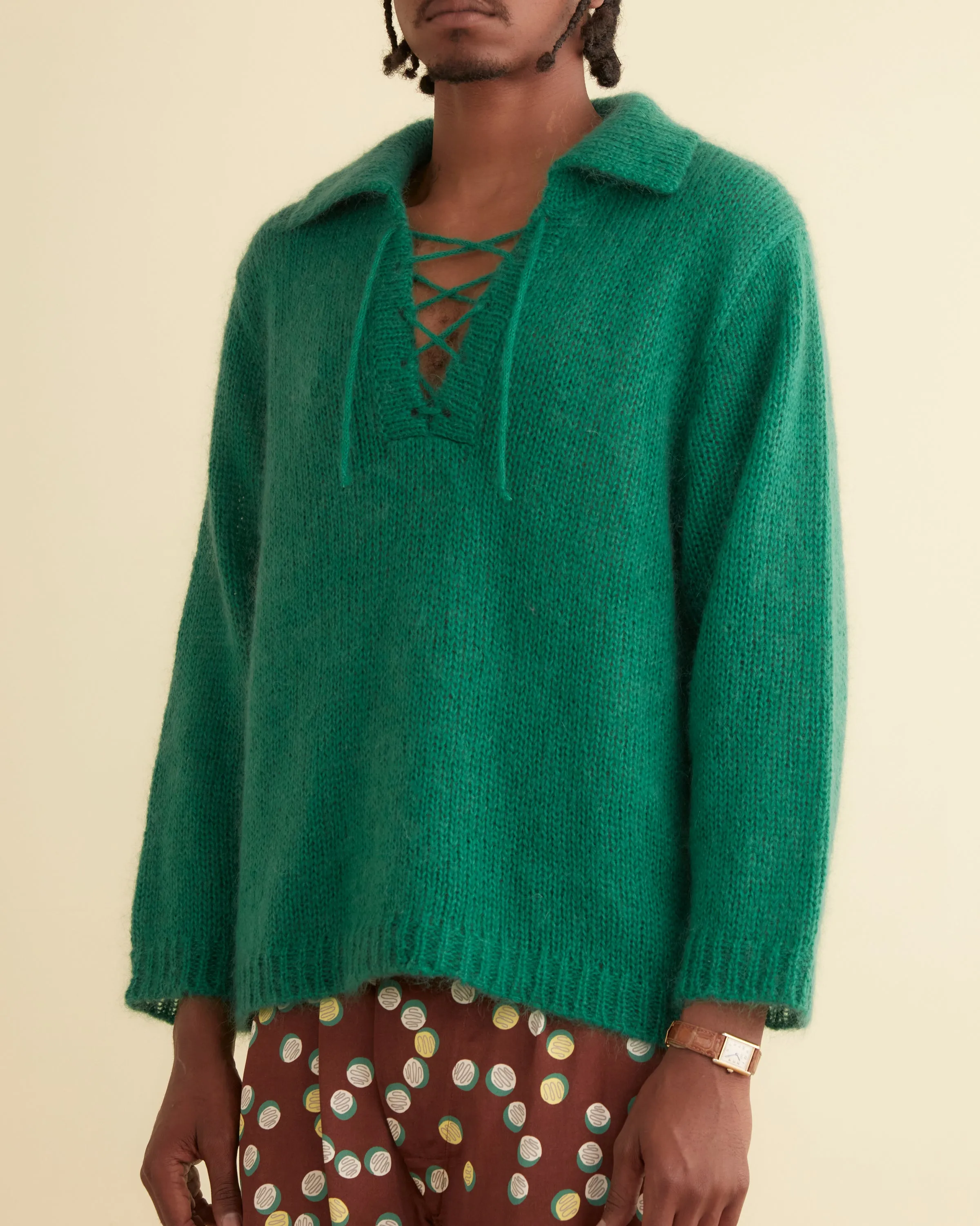 Alpine Pullover - Green sold by BODE product image thumbnail 2