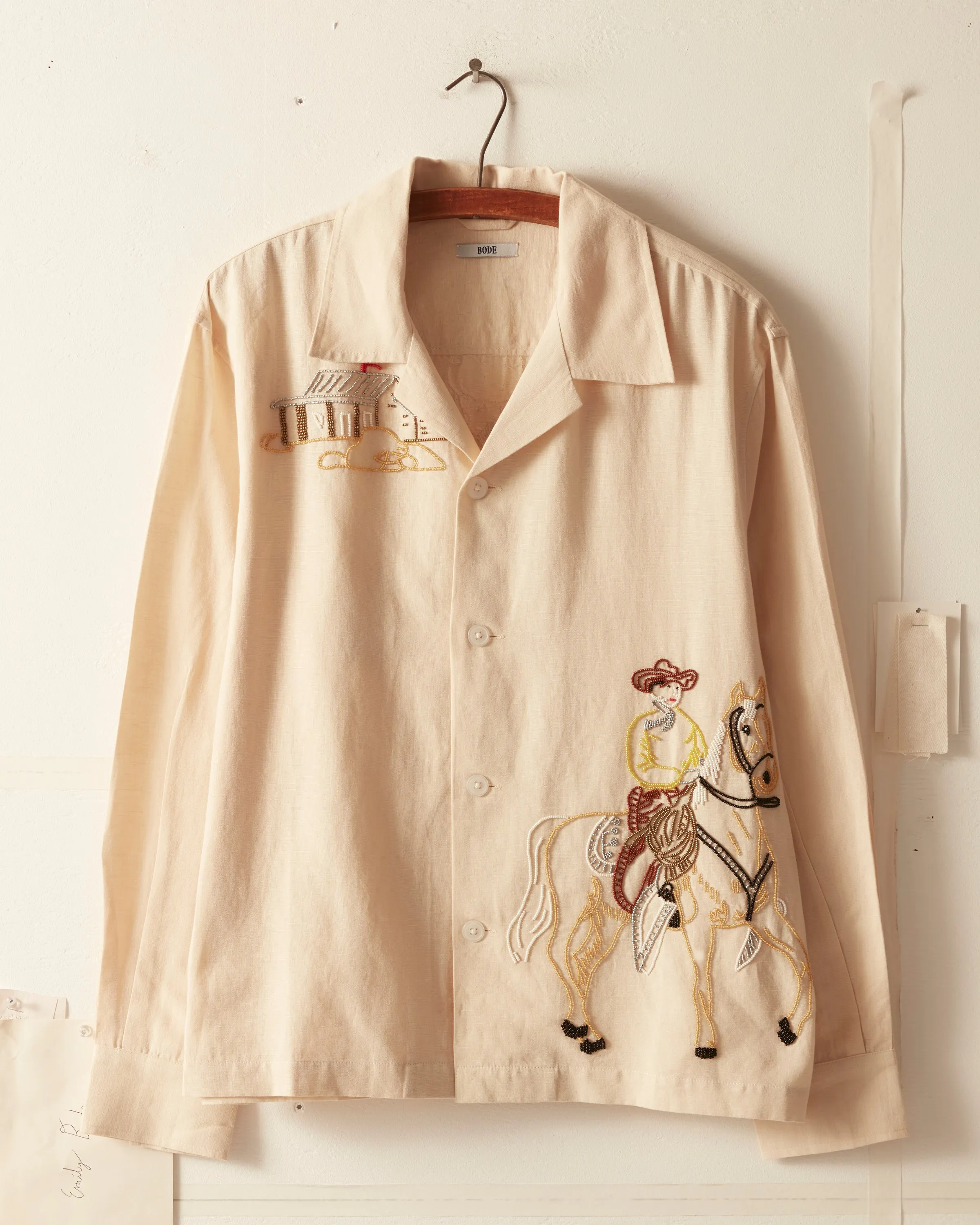 Beaded Buckaroo Long Sleeve Shirt sold by BODE product image thumbnail 2