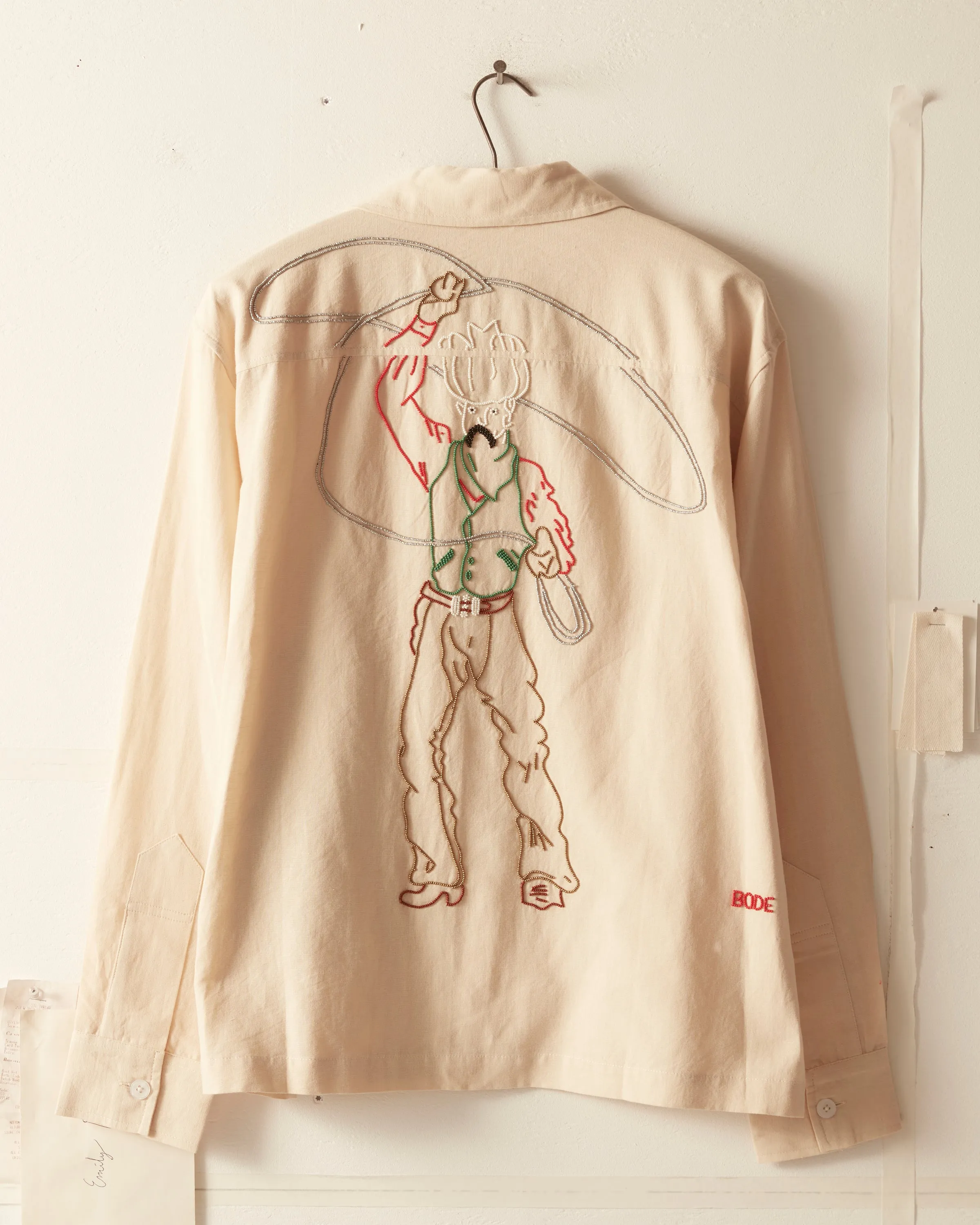 Beaded Buckaroo Long Sleeve Shirt sold by BODE product image thumbnail 5