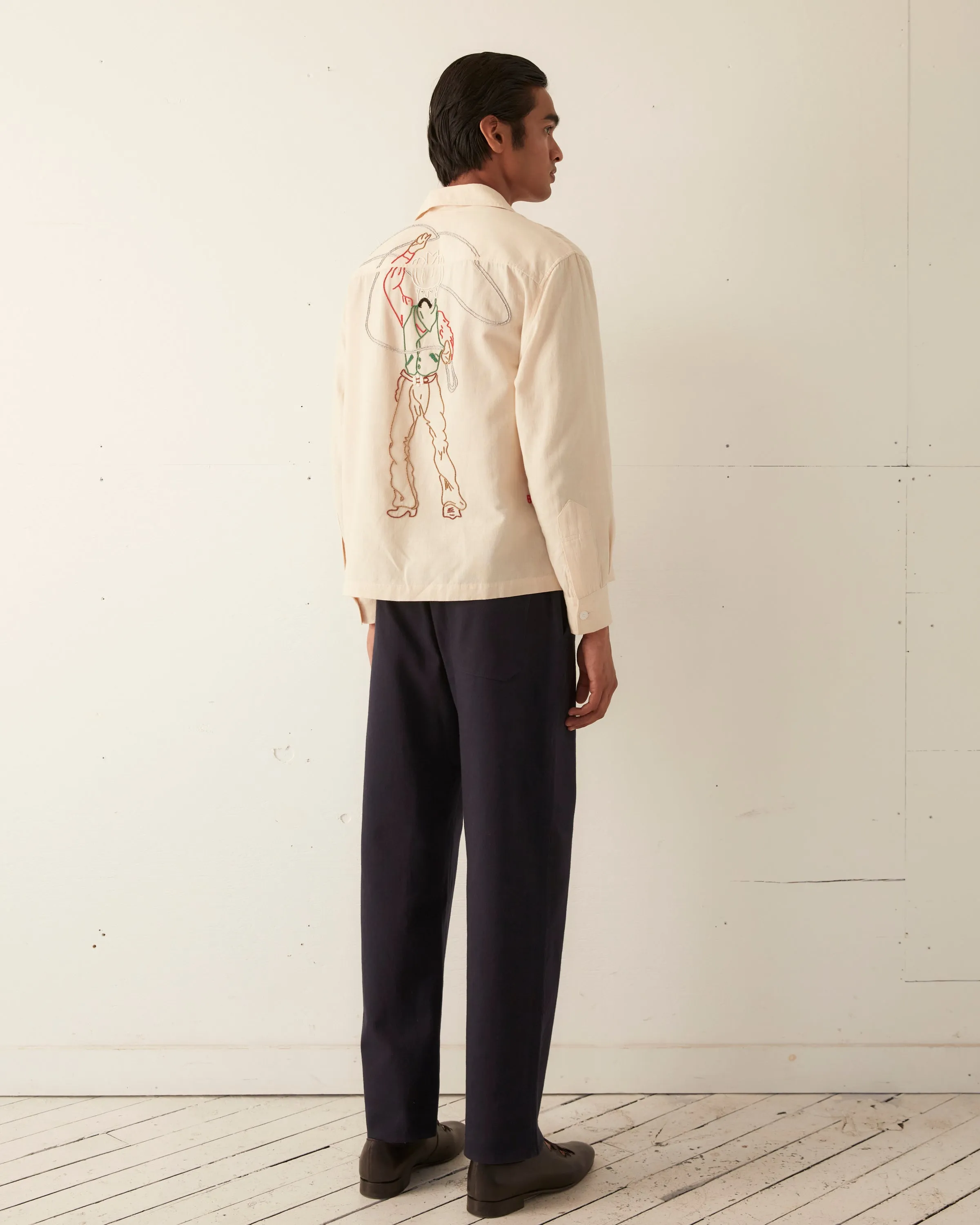 Beaded Buckaroo Long Sleeve Shirt sold by BODE product image thumbnail 4