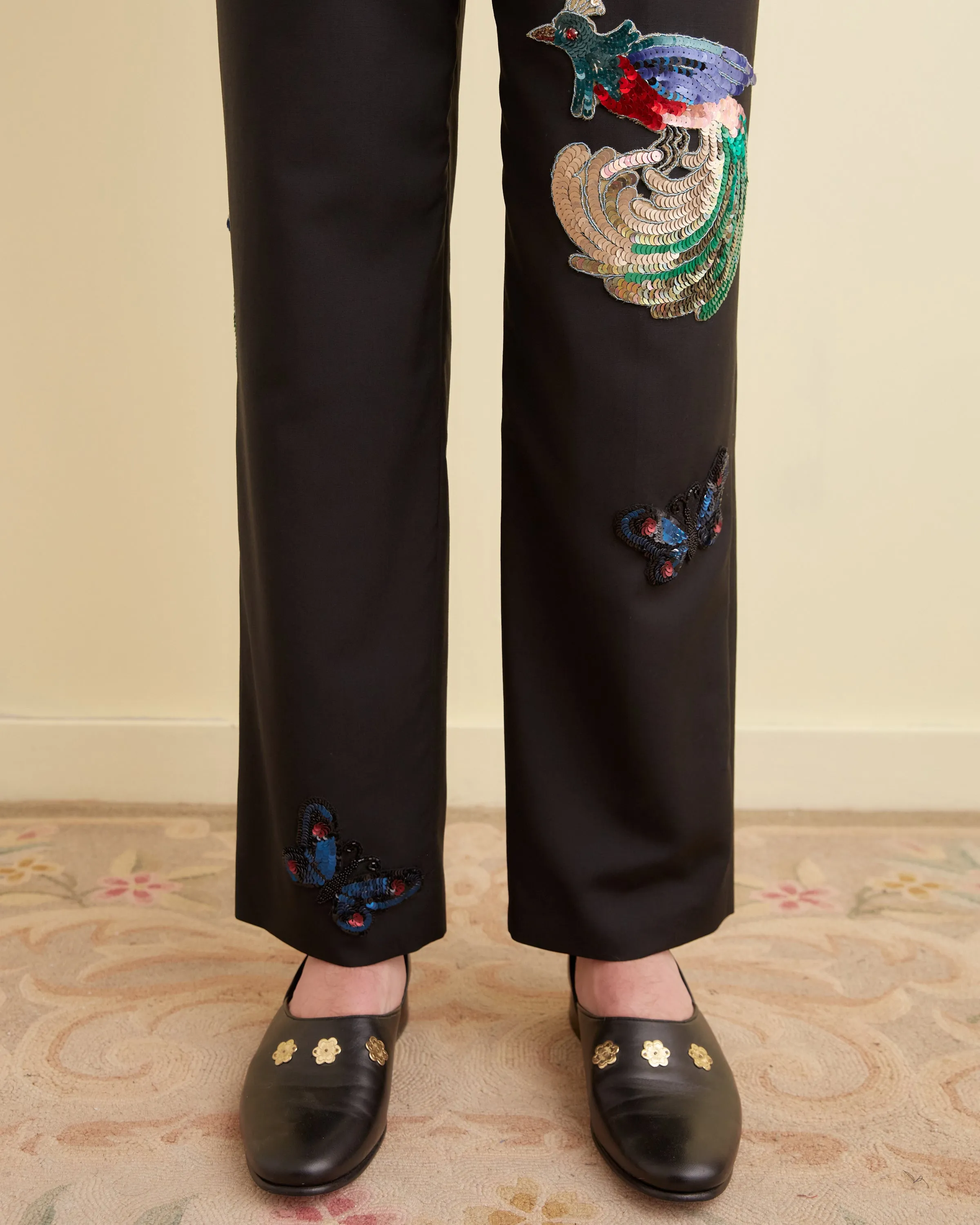 Flying Fauna Tuxedo Trousers sold by BODE product image thumbnail 2