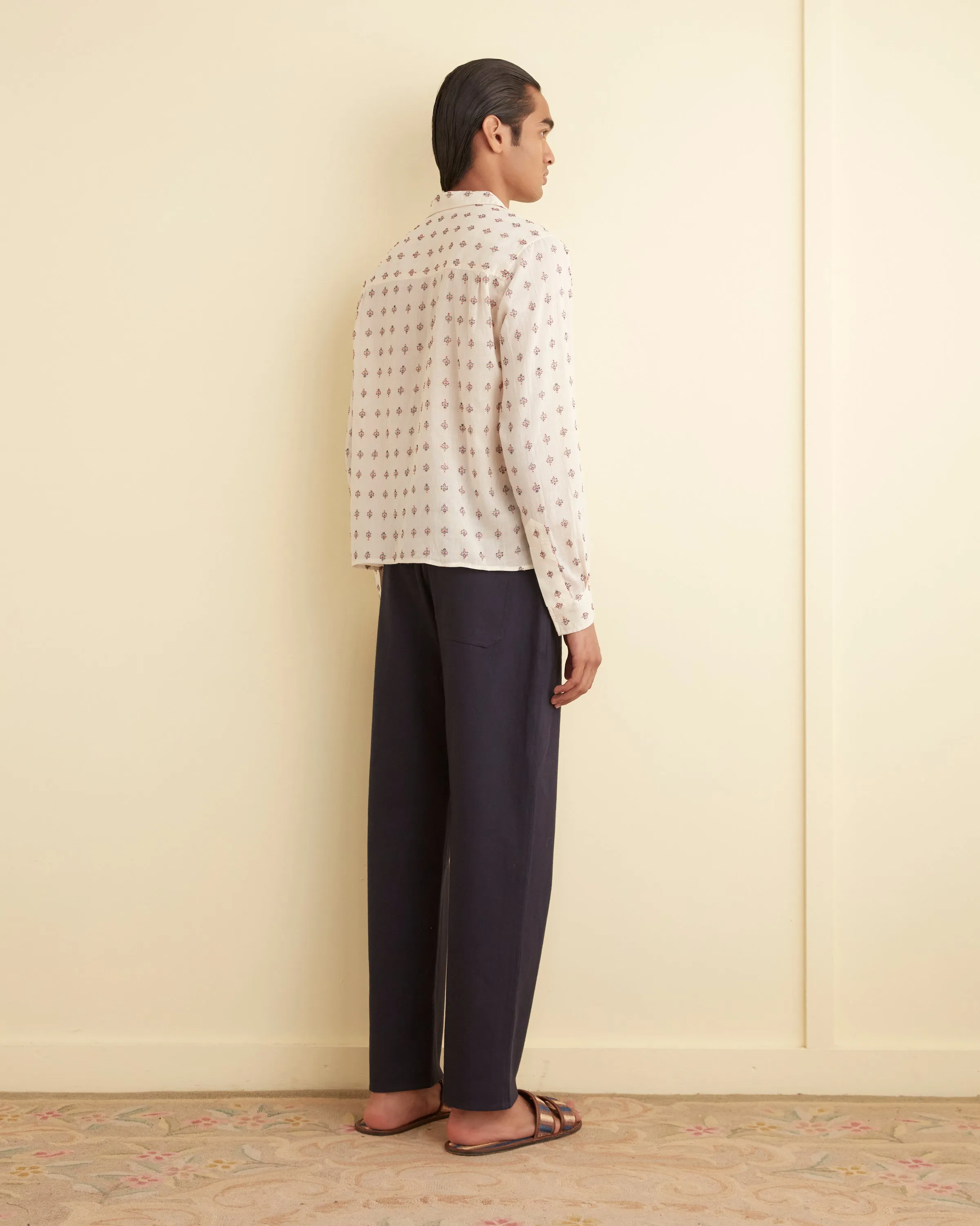 Chrystie Weave Long Sleeve Shirt sold by BODE product image thumbnail 3