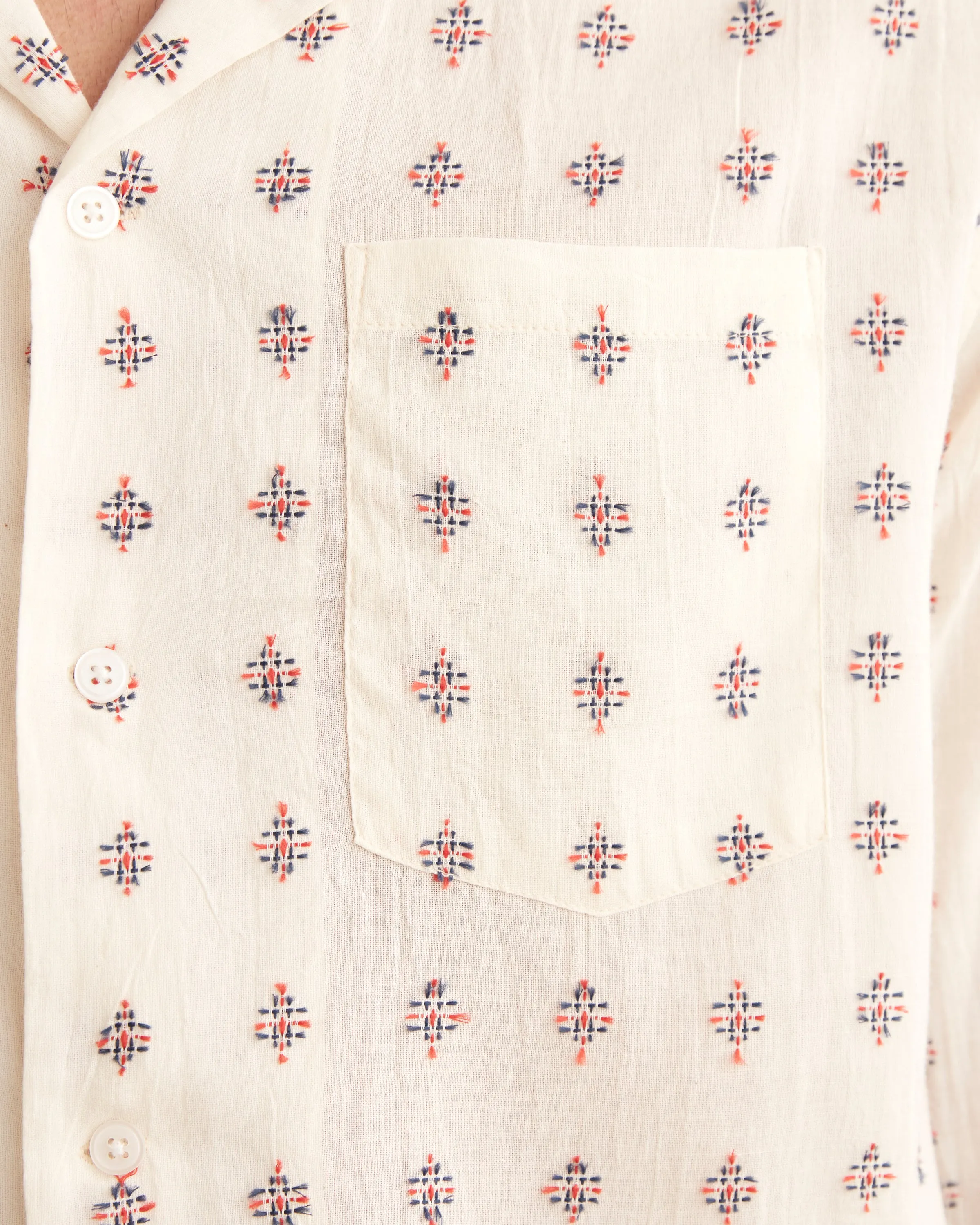 Chrystie Weave Long Sleeve Shirt sold by BODE product image thumbnail 2