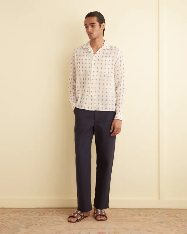 Chrystie Weave Long Sleeve Shirt sold by BODE