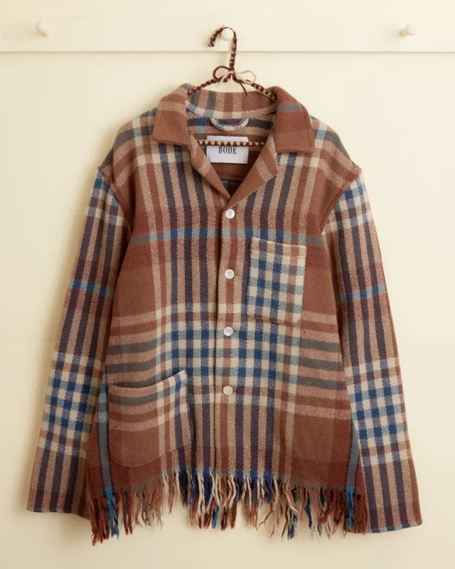 Swale Fringe Overshirt - M/L sold by BODE