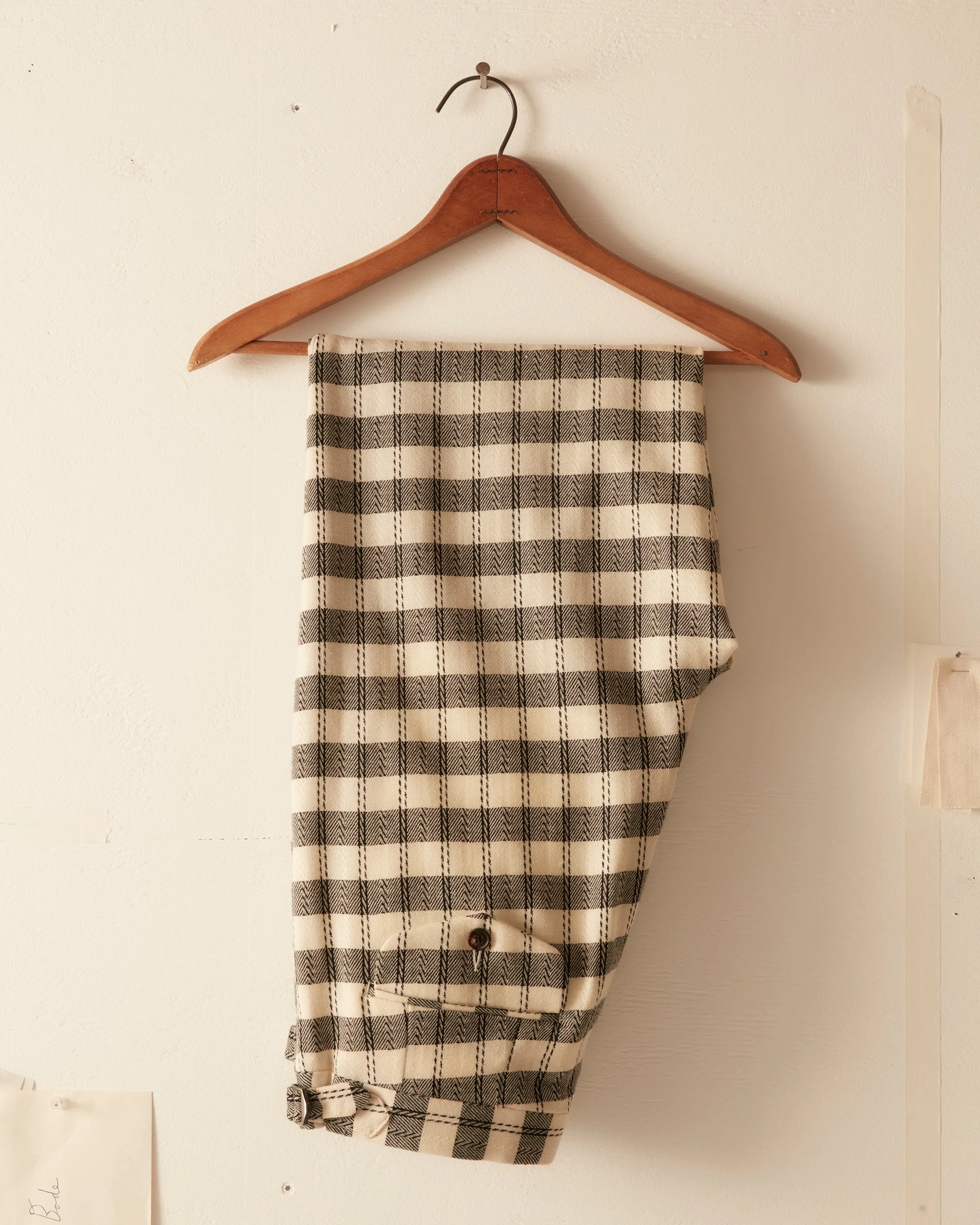 Check Trousers sold by BODE