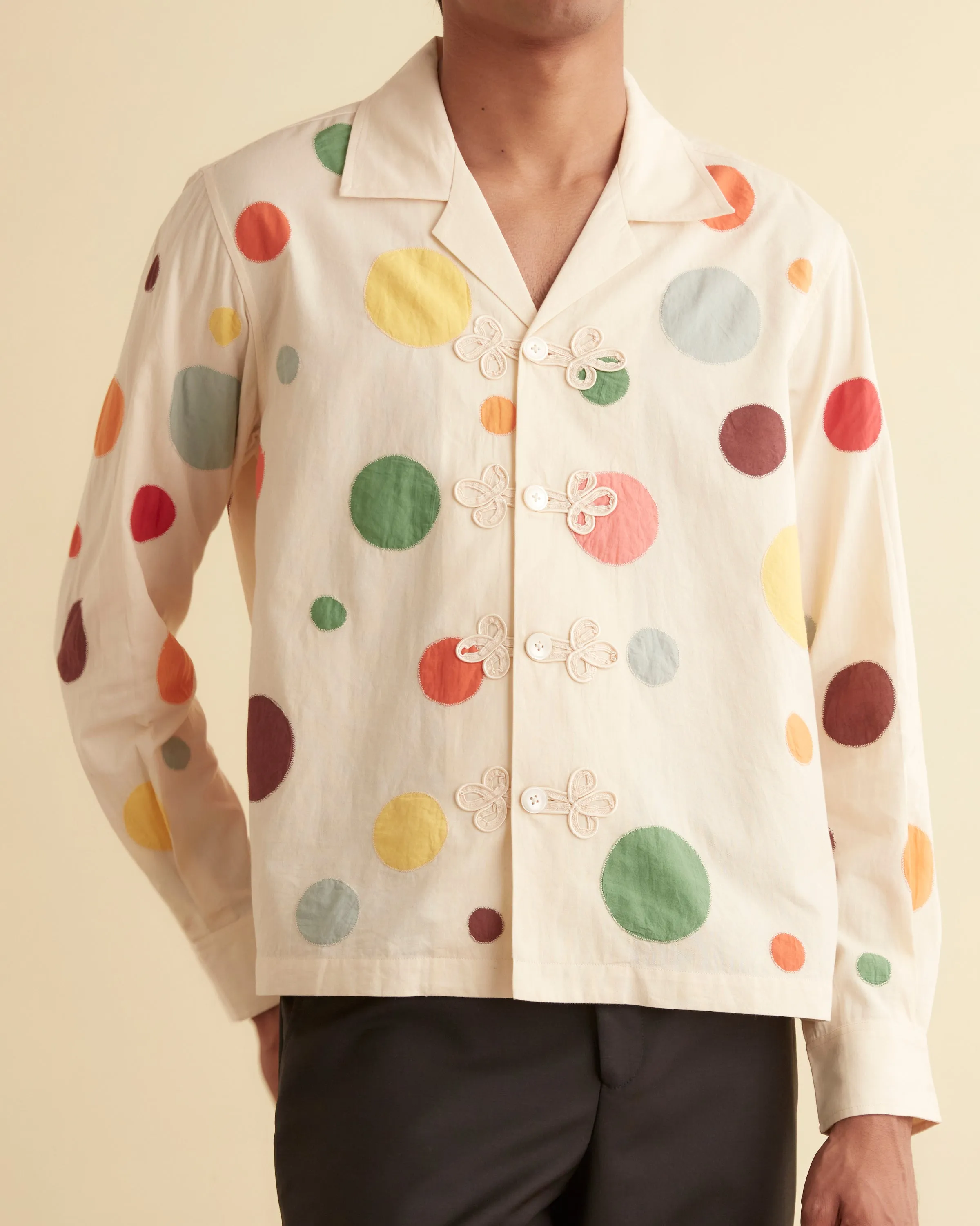 Dotted Appliqué Long Sleeve Shirt sold by BODE product image thumbnail 2