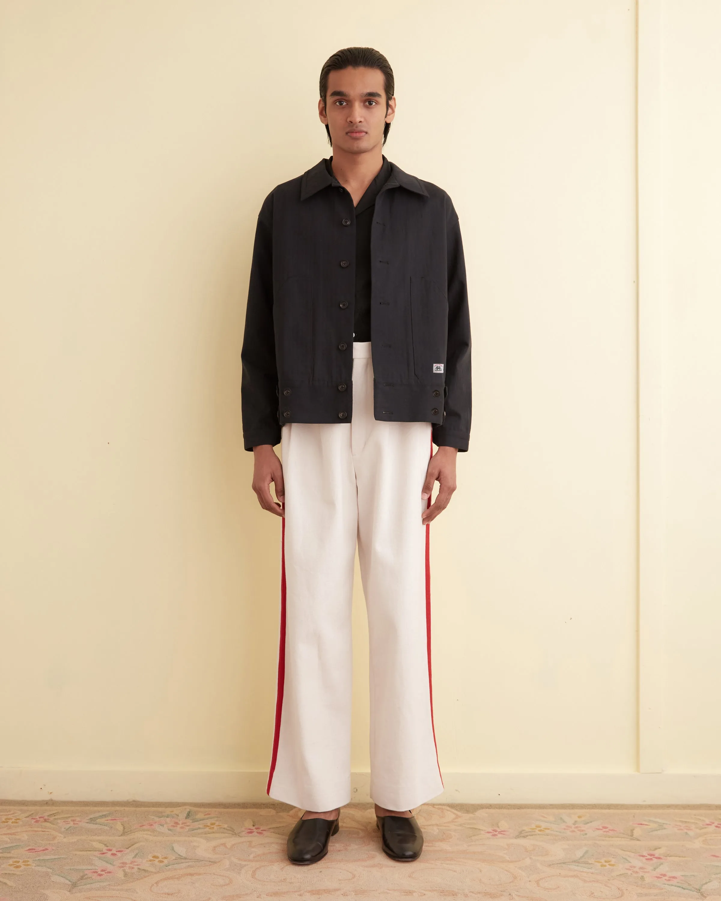 Knolly Brook Side Tab Jacket - Black sold by BODE