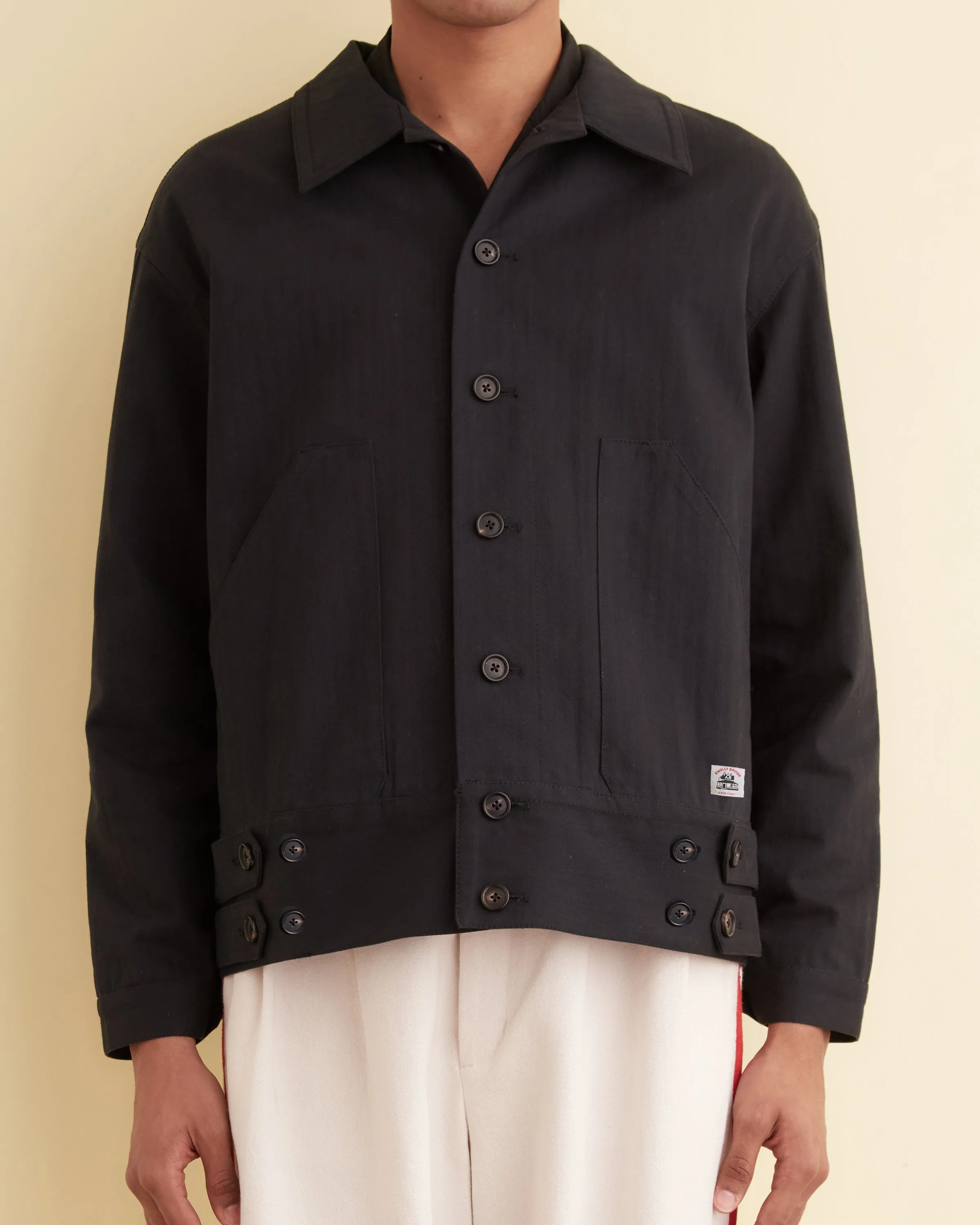 Knolly Brook Side Tab Jacket - Black sold by BODE product image thumbnail 2