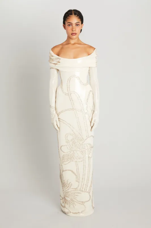 Art Nouveau Gown sold by Wiederhoeft