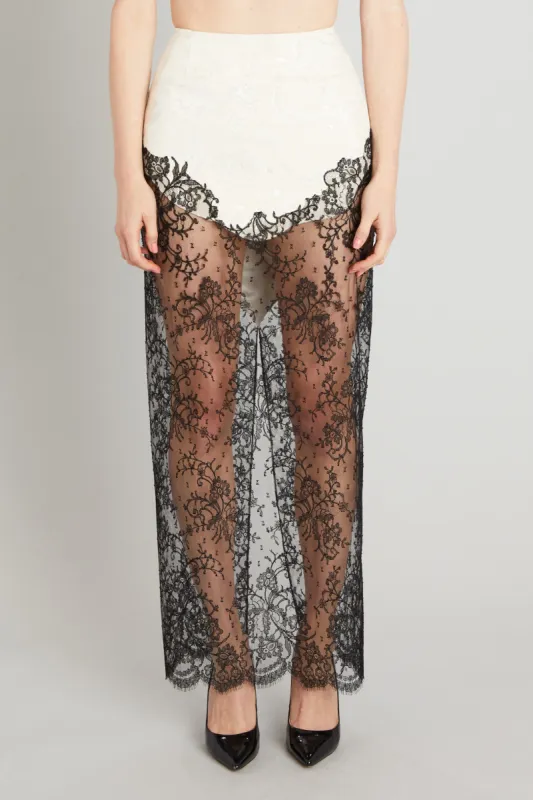 Wasp Skirt with Lace Applique made by Wiederhoeft