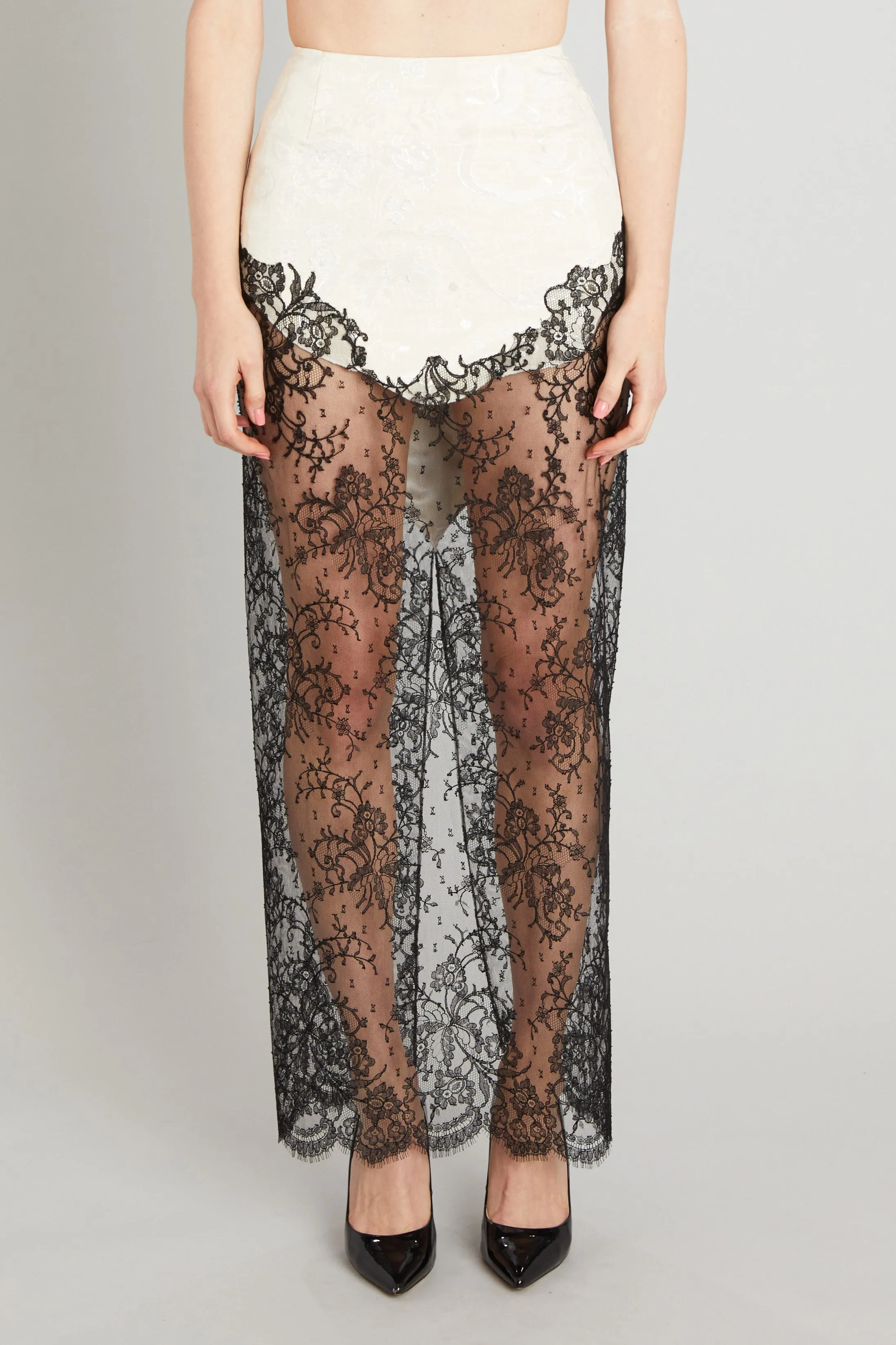 Wasp Skirt with Lace Applique sold by Wiederhoeft