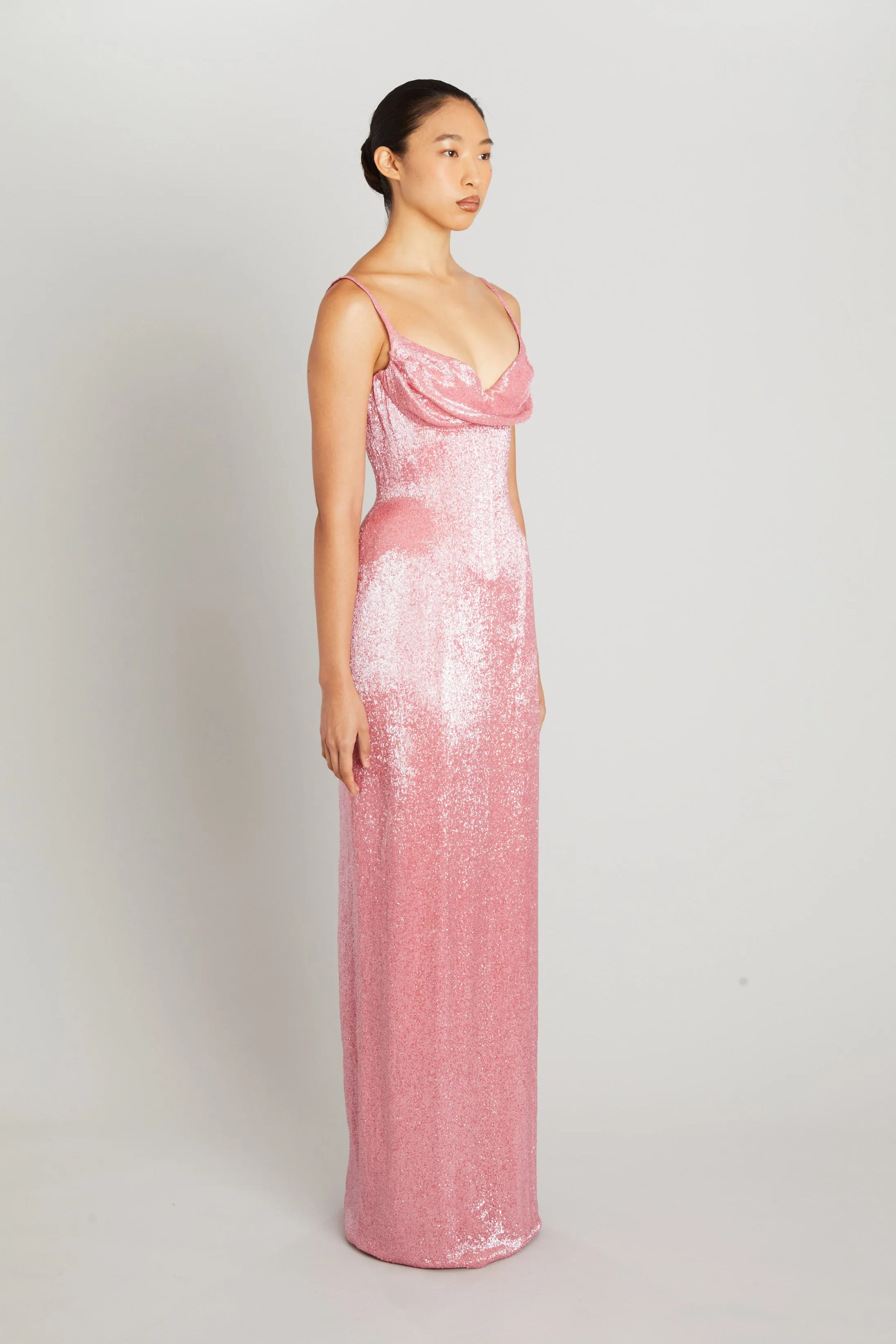 Pink Floor-Length Maggi Dress sold by Wiederhoeft product image thumbnail 2