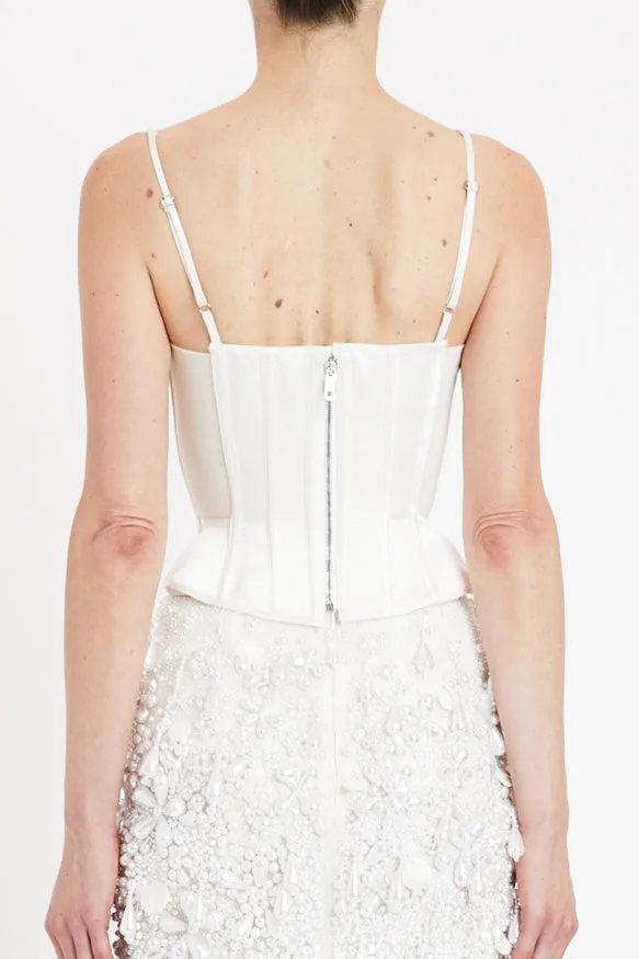 V-Neck Pearl Corset sold by Wiederhoeft product image thumbnail 4