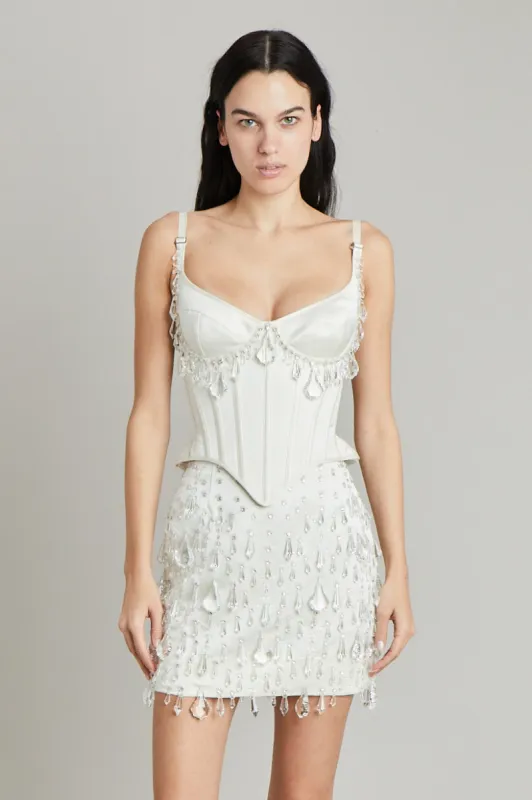 Crystal Chandelier Mini Skirt sold by Wiederhoeft