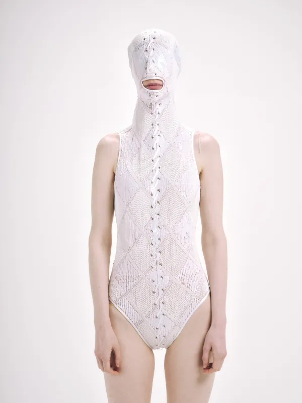 Embroidered Gimp Suit sold by Wiederhoeft