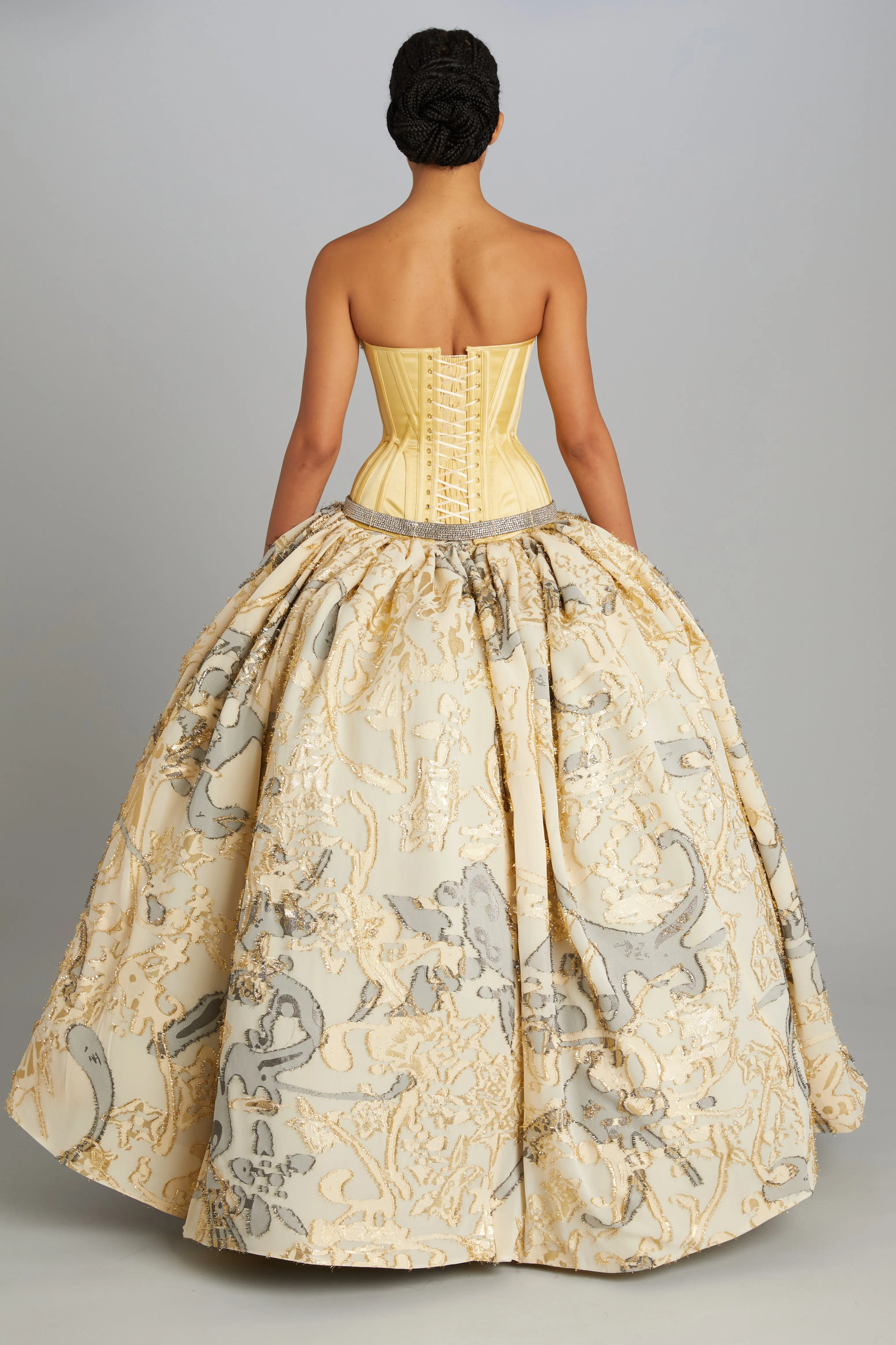 Ballgown Skirt in Fil Coupe sold by Wiederhoeft product image thumbnail 3