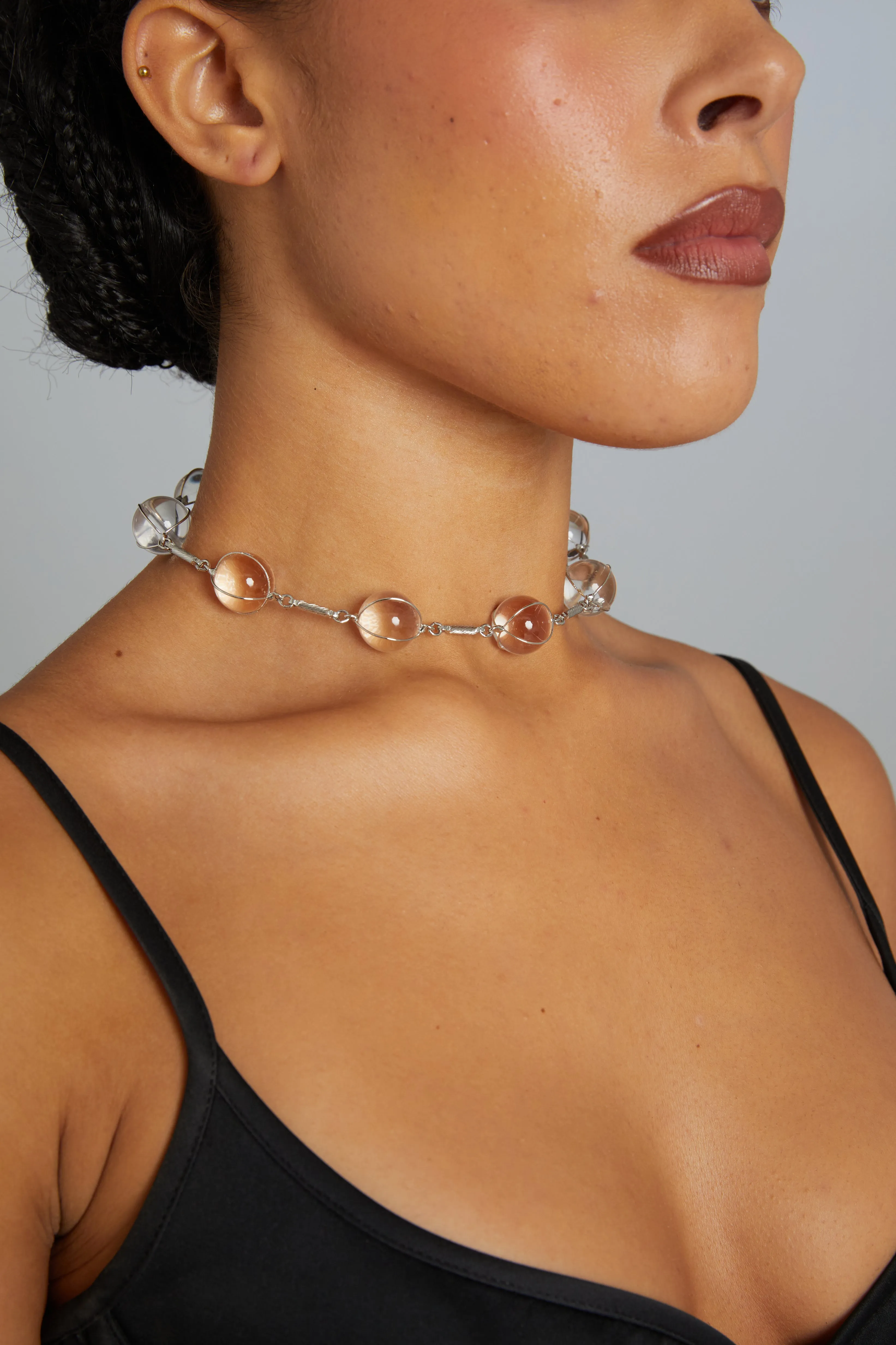 Silver Pool of Light Necklace sold by Wiederhoeft product image thumbnail 2