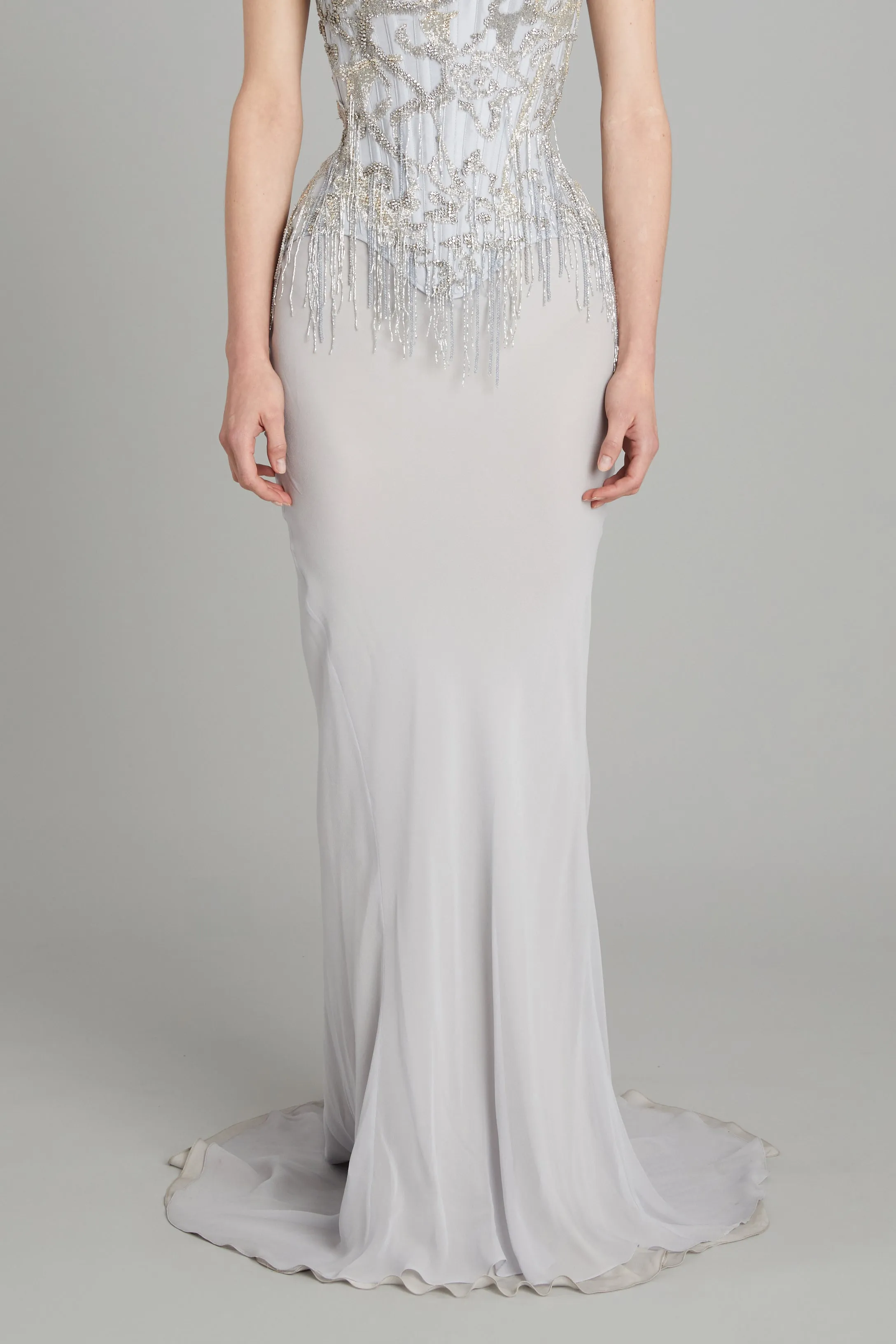 Gallery Skirt in Layered Silks sold by Wiederhoeft