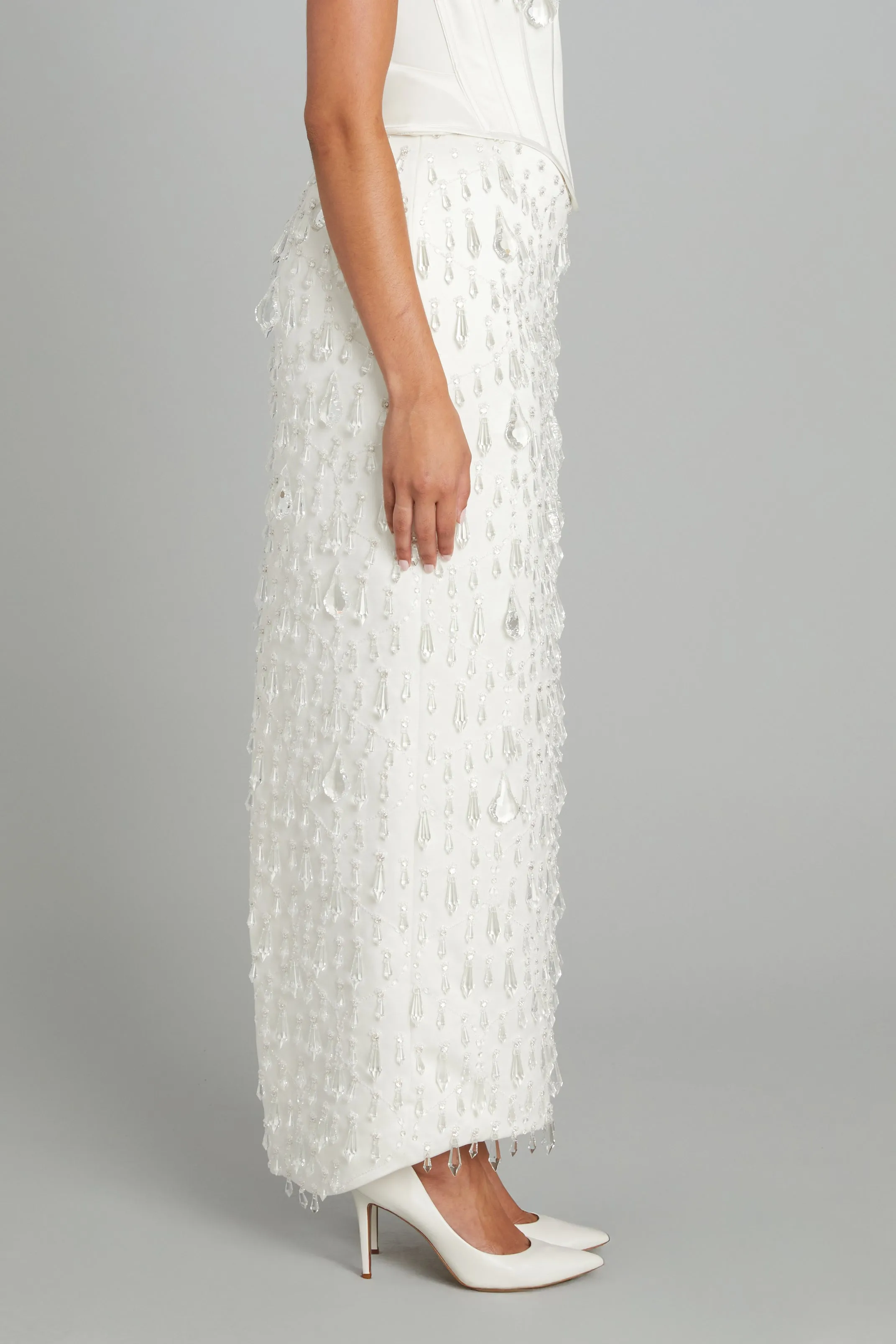 Ankle-Length Crystal Chandelier Skirt sold by Wiederhoeft product image thumbnail 3