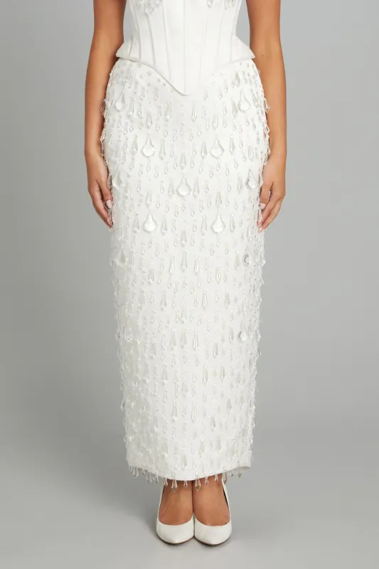 Ankle-Length Crystal Chandelier Skirt sold by Wiederhoeft