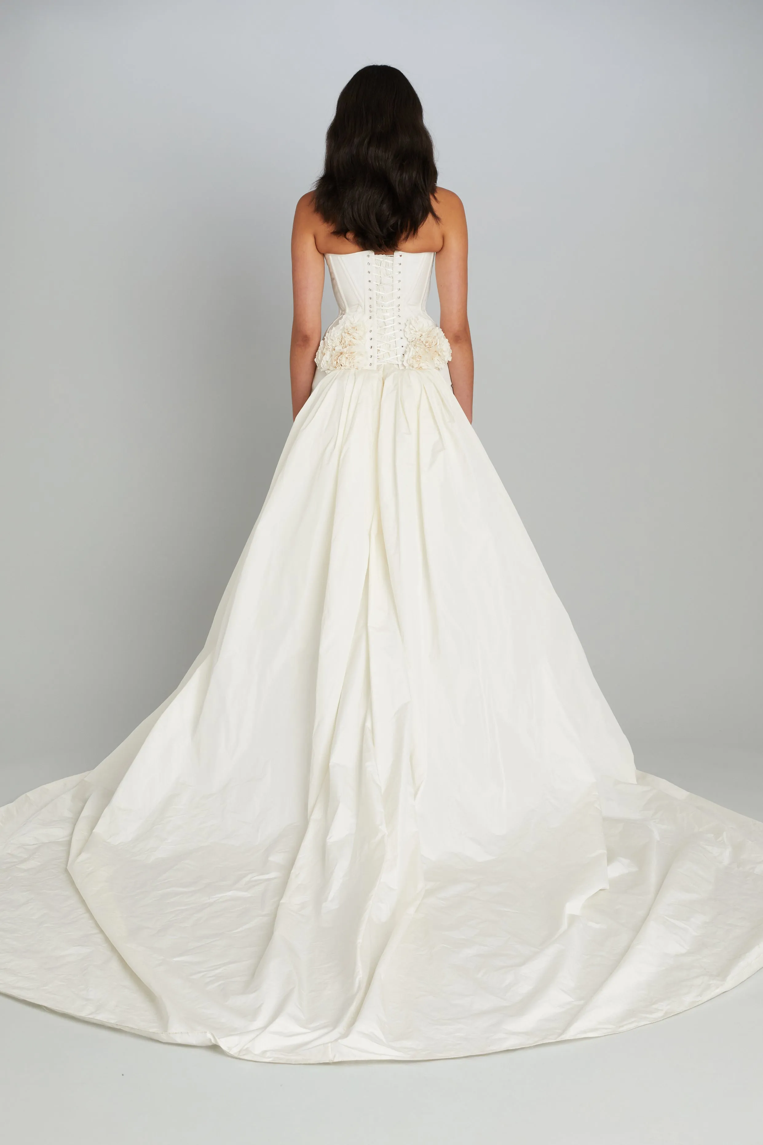 Ophelia Skirt in White Taffeta sold by Wiederhoeft product image thumbnail 4