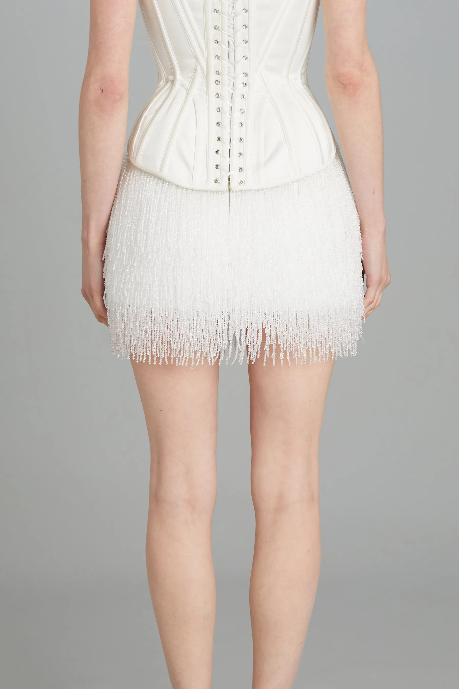 Crystal Fringe Mini Skirt sold by Wiederhoeft product image thumbnail 4