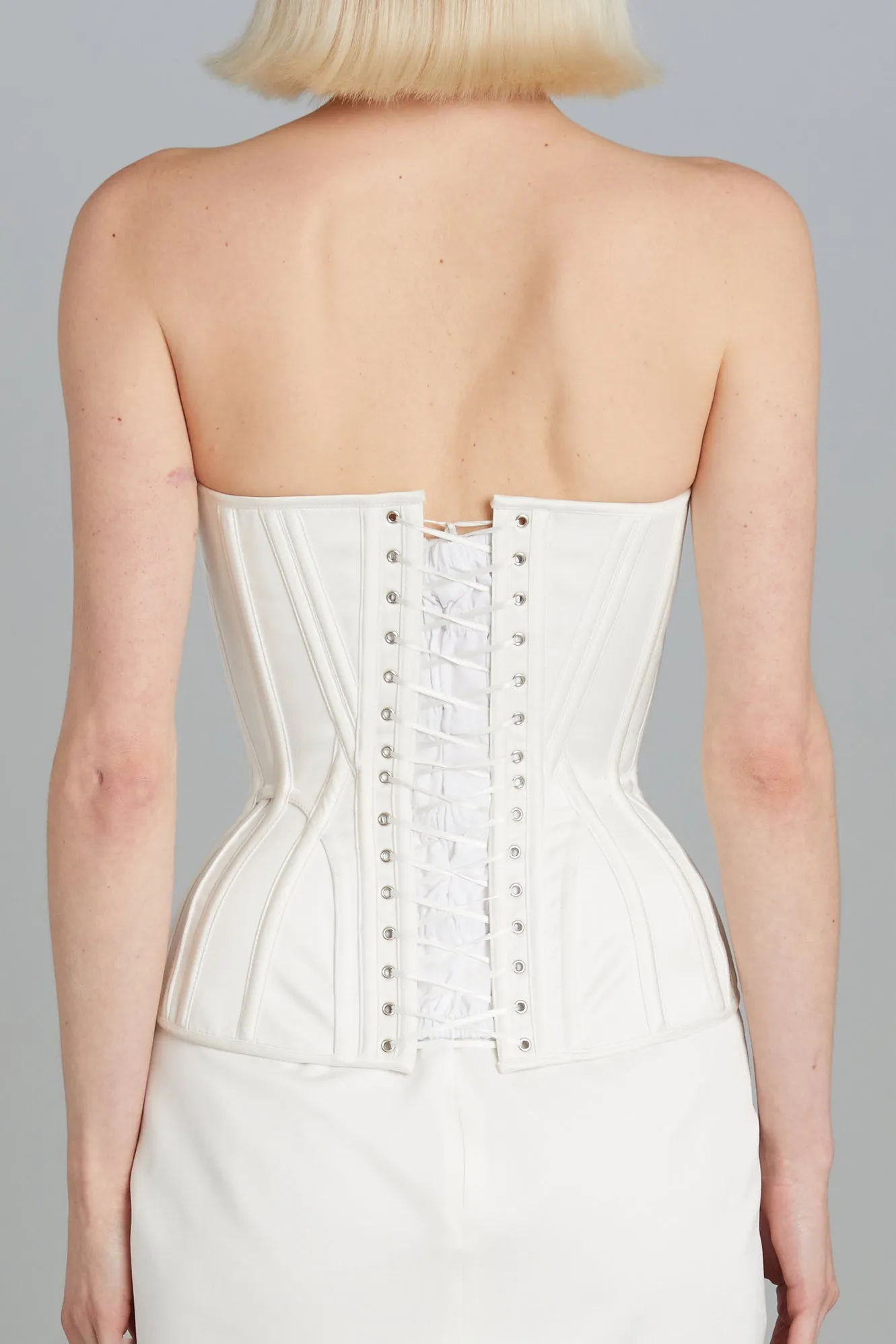 Julie Corset in Matte Satin sold by Wiederhoeft product image thumbnail 5