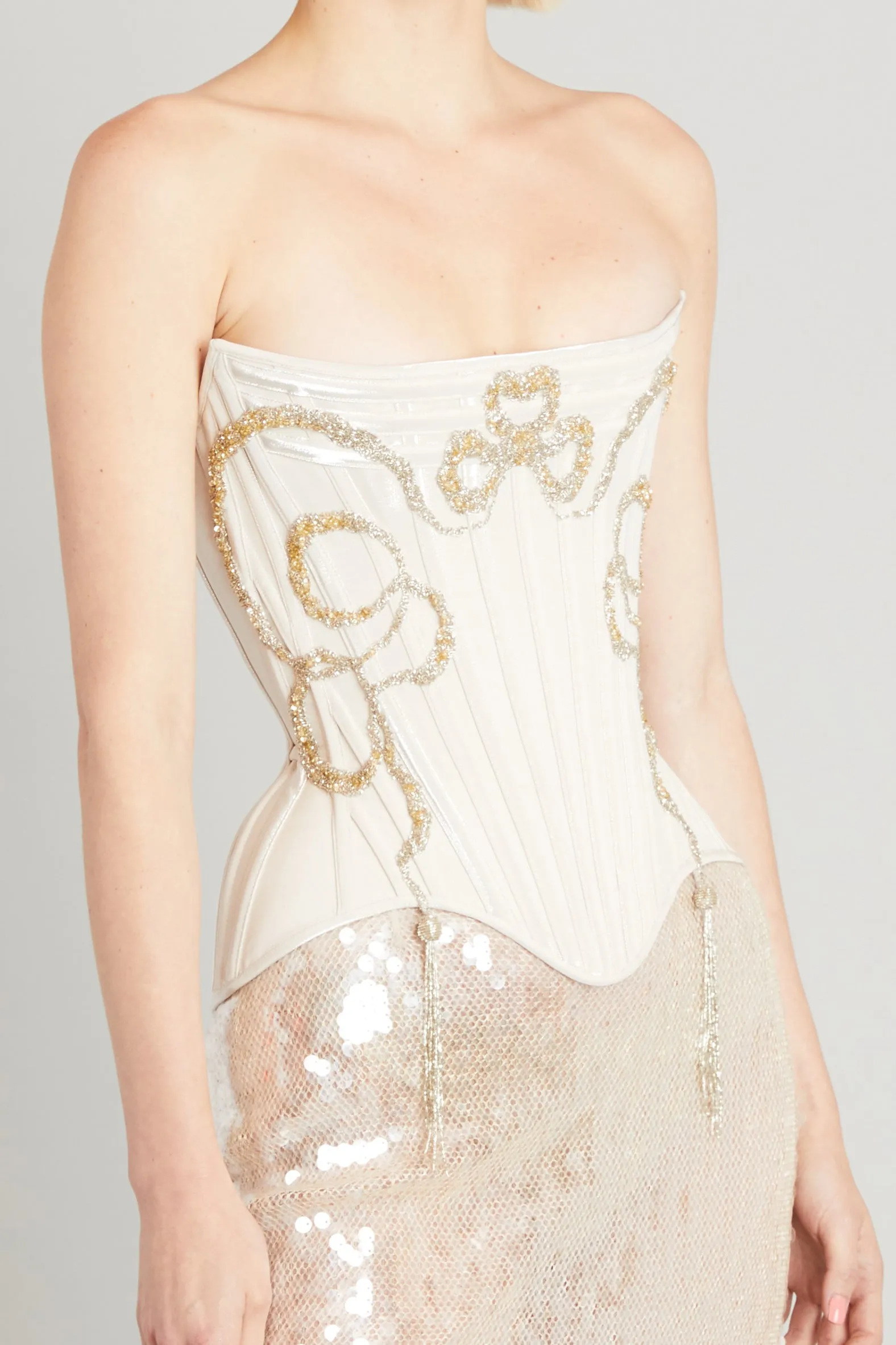 Wasp Corset with Bow Embroidery sold by Wiederhoeft product image thumbnail 2