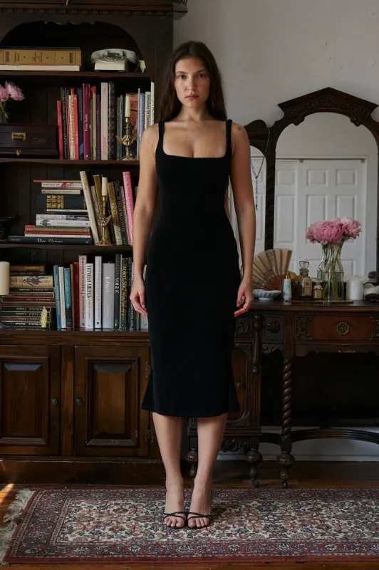 Supermodel Dress in Noir sold by Mirror Palais