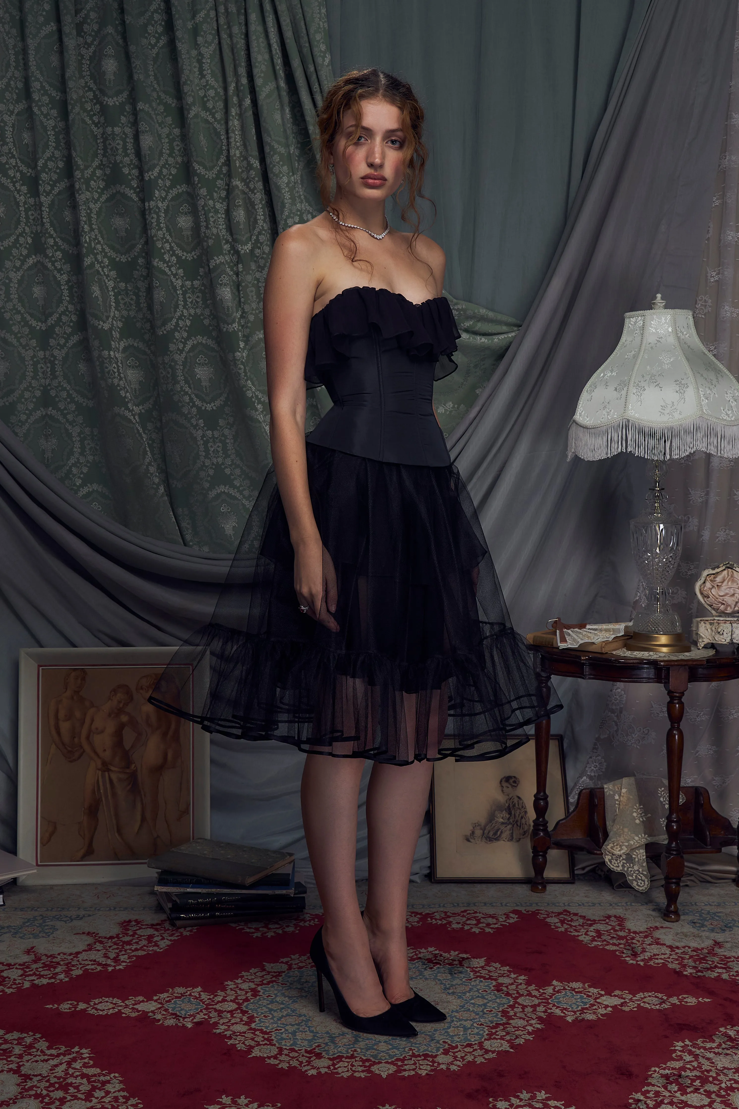 Tulle Crinoline Noir sold by Mirror Palais product image thumbnail 5