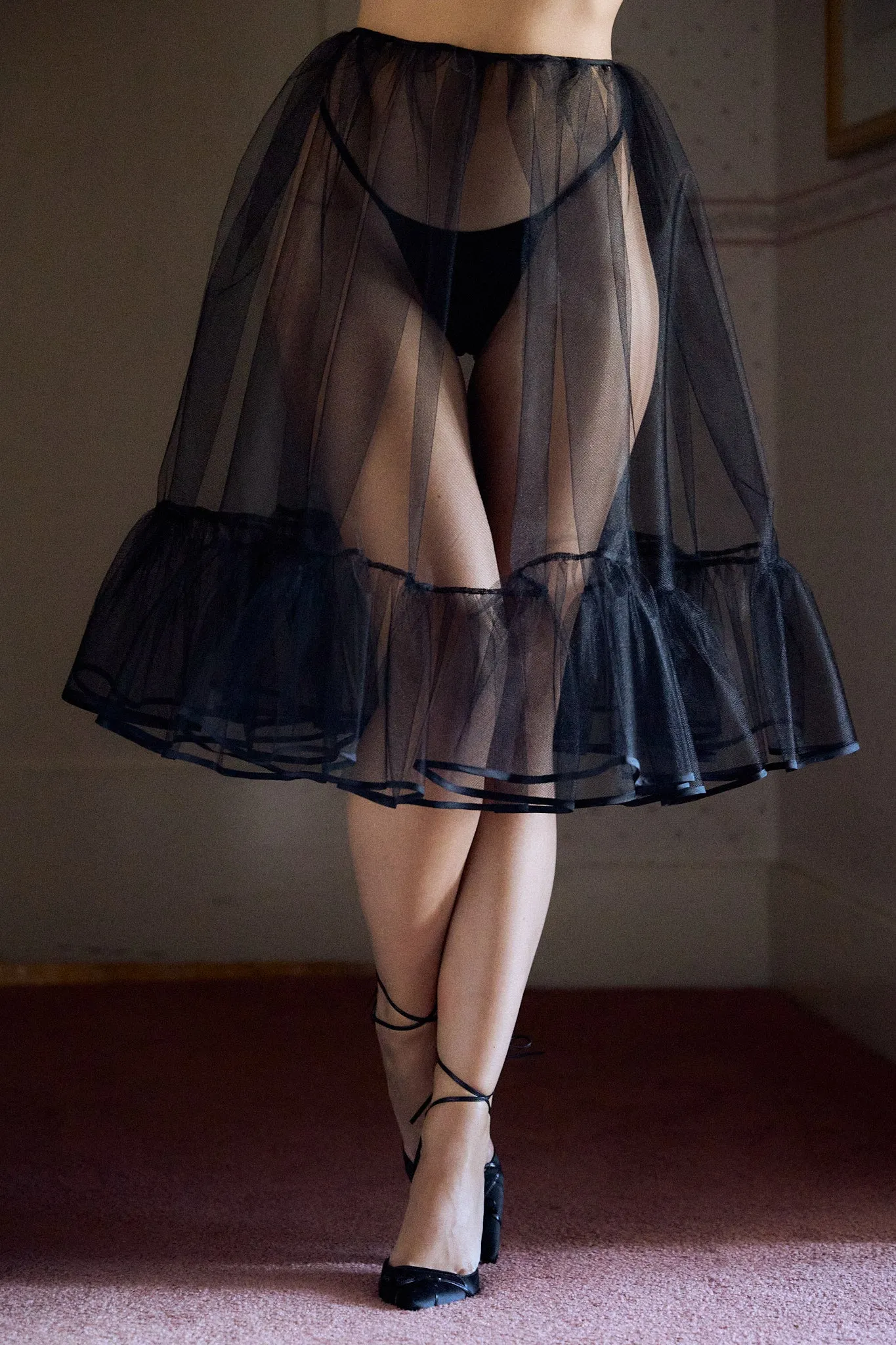 Tulle Crinoline Noir sold by Mirror Palais product image thumbnail 2