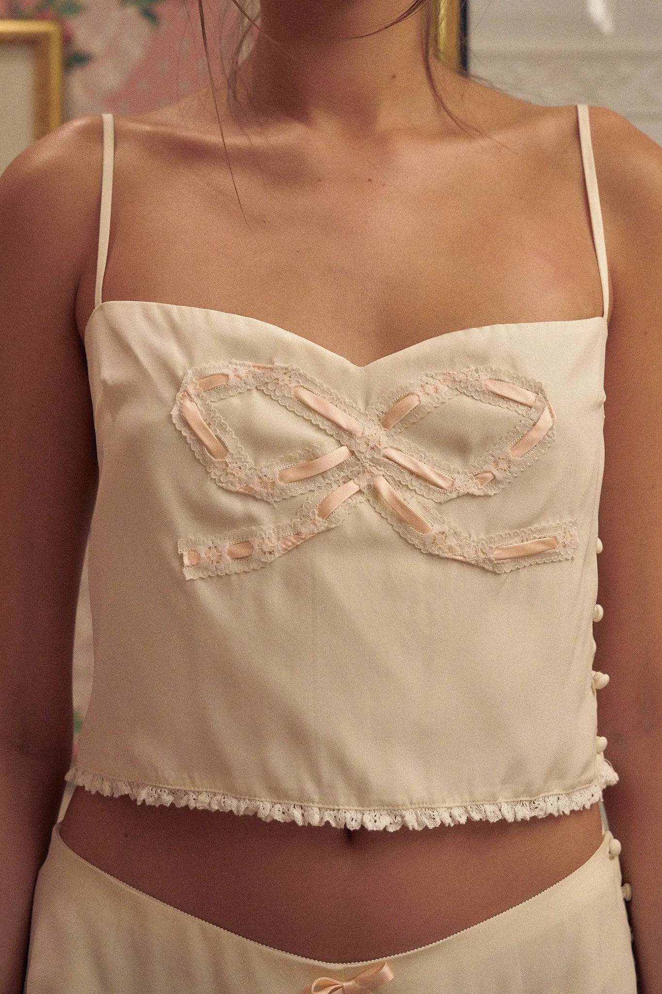 Chamomile Tea Cami Crème sold by Mirror Palais product image thumbnail 4