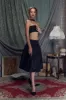 Taffeta Skirt Noir Lady Length sold by Mirror Palais