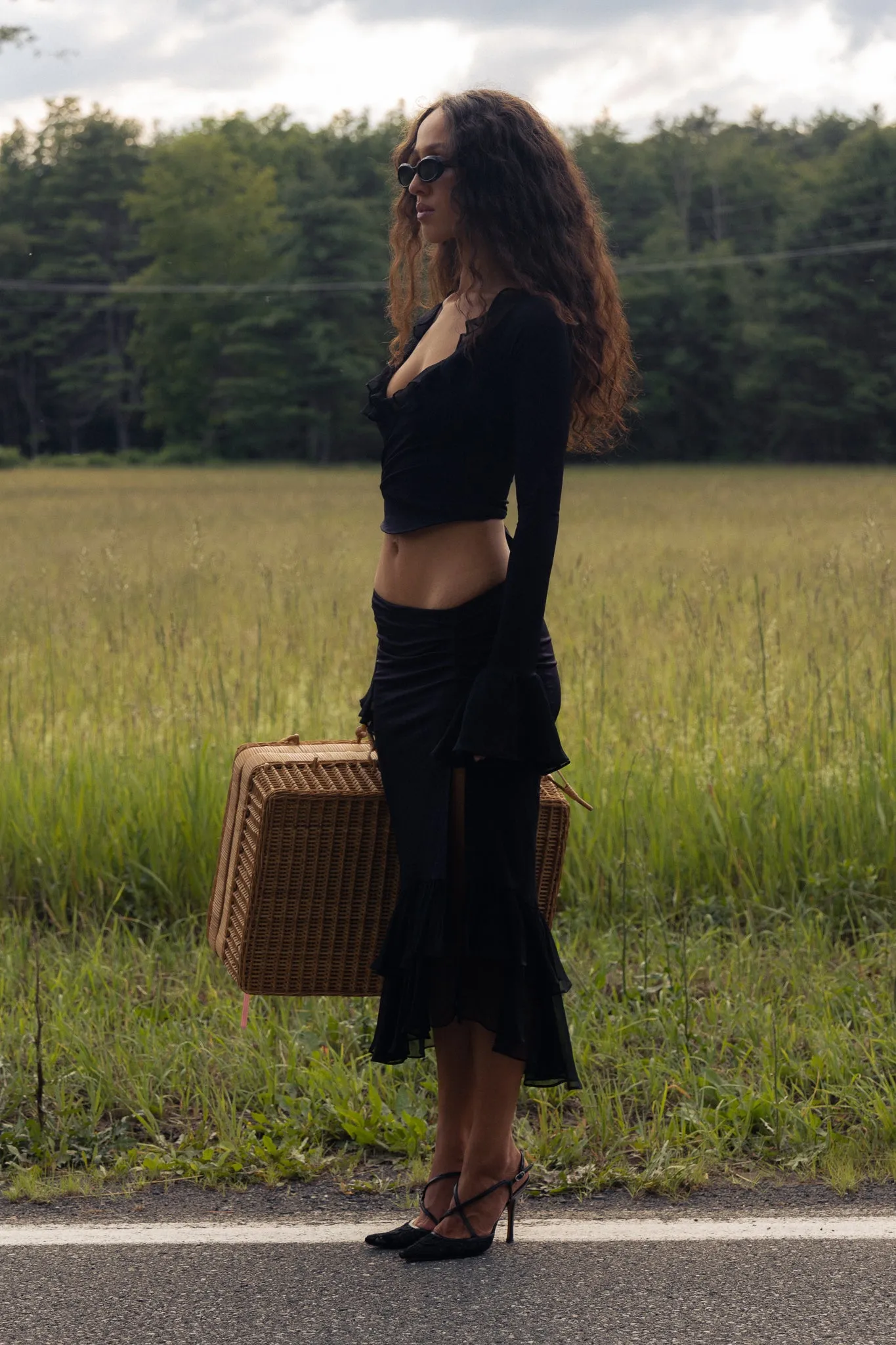 La Belle Hem Skirt sold by Mirror Palais product image thumbnail 2