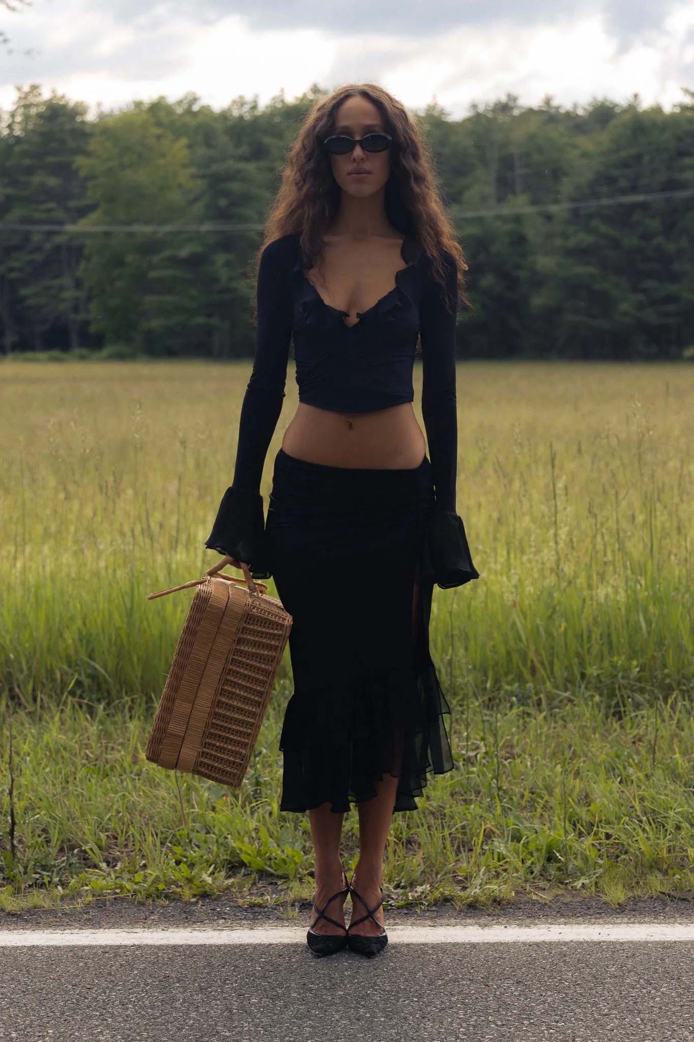 La Belle Hem Skirt sold by Mirror Palais